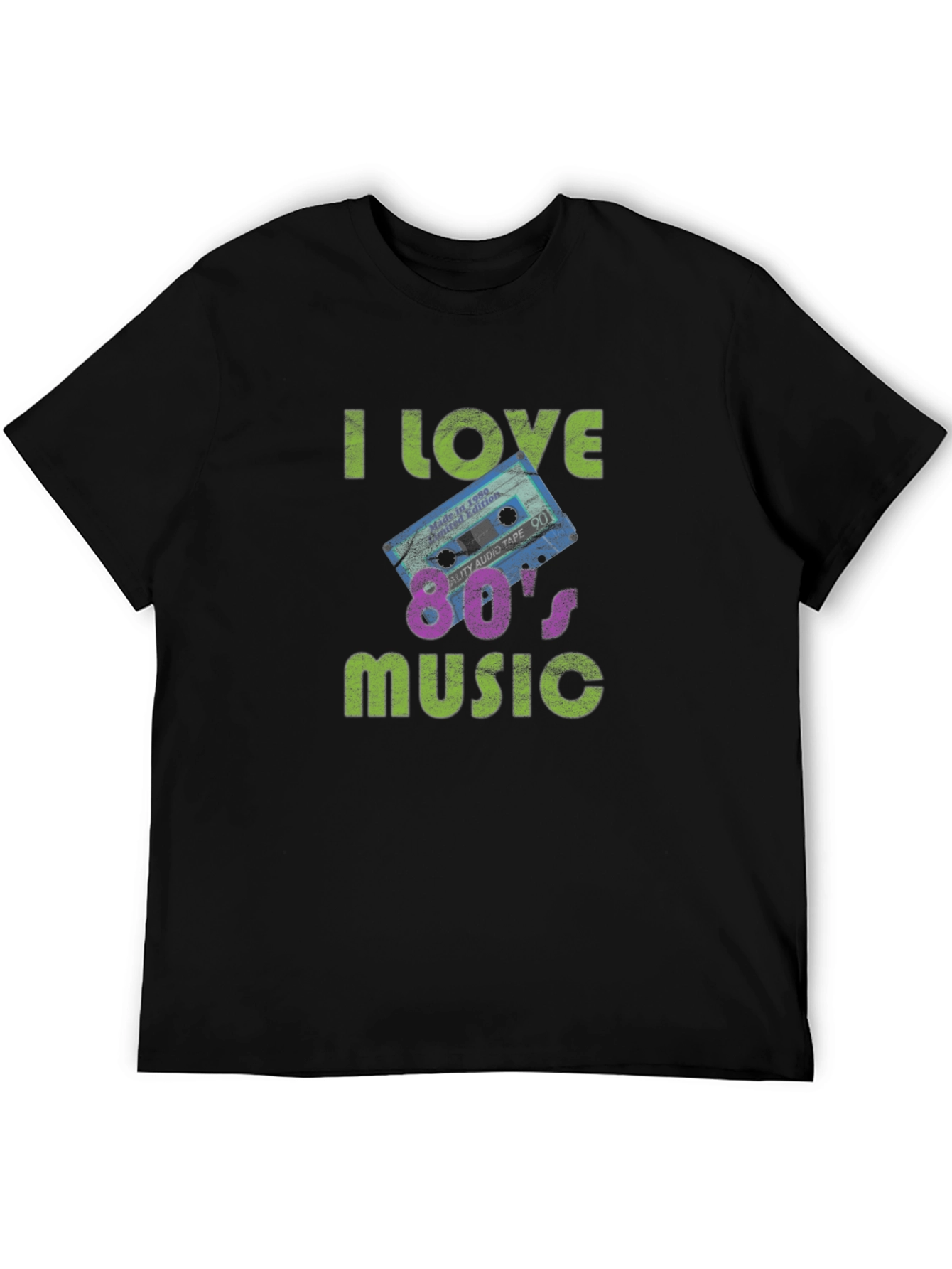 I Love 80s Music Graphic T-Shirt