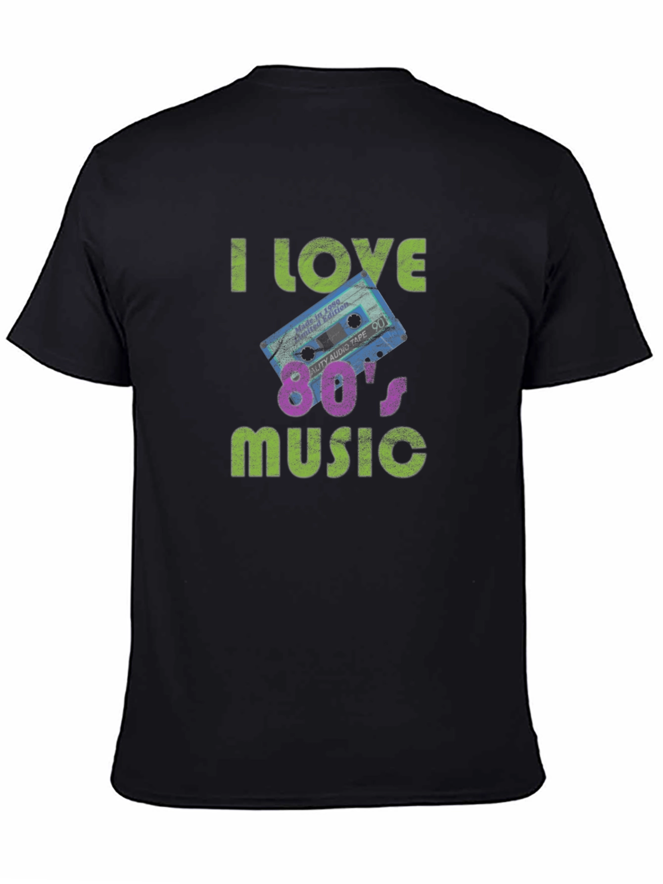 I Love 80s Music Graphic T-Shirt