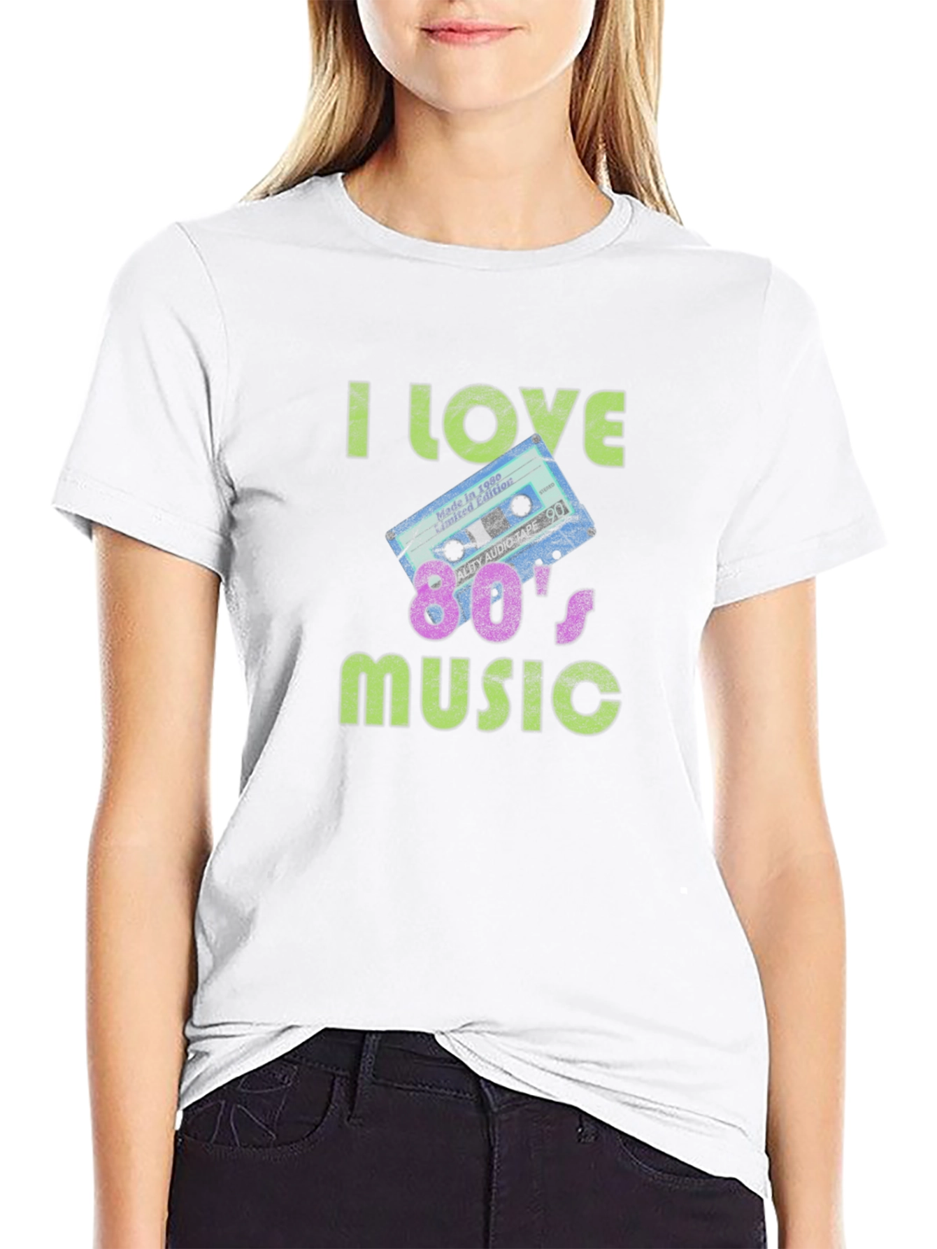 I Love 80s Music Graphic T-Shirt