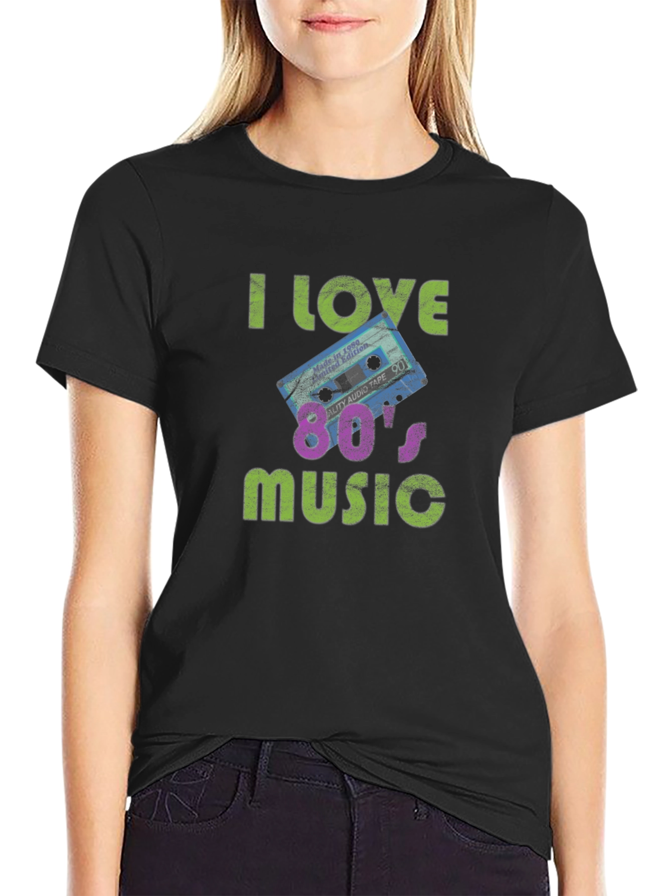 I Love 80s Music Graphic T-Shirt