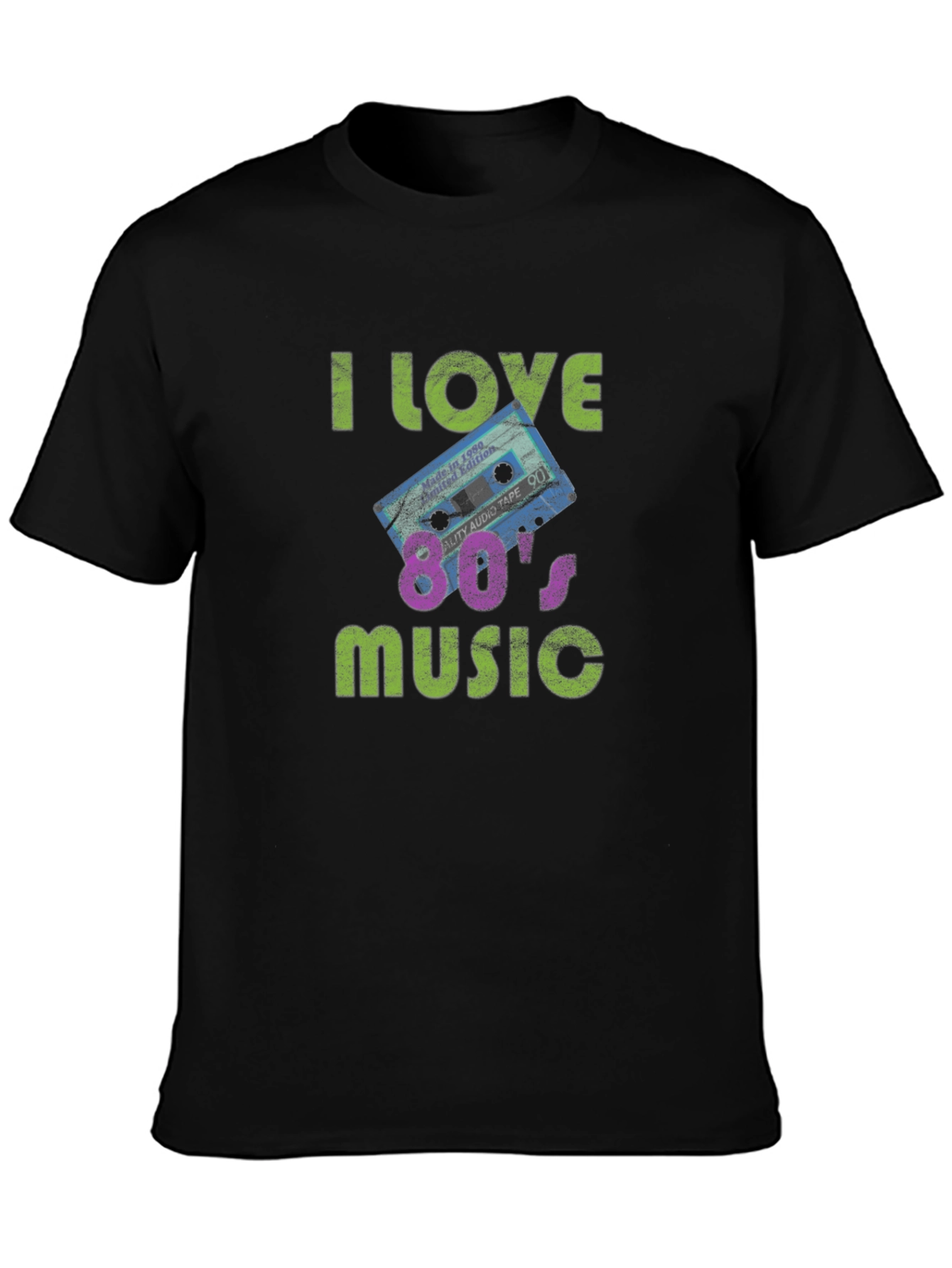 I Love 80s Music Graphic T-Shirt