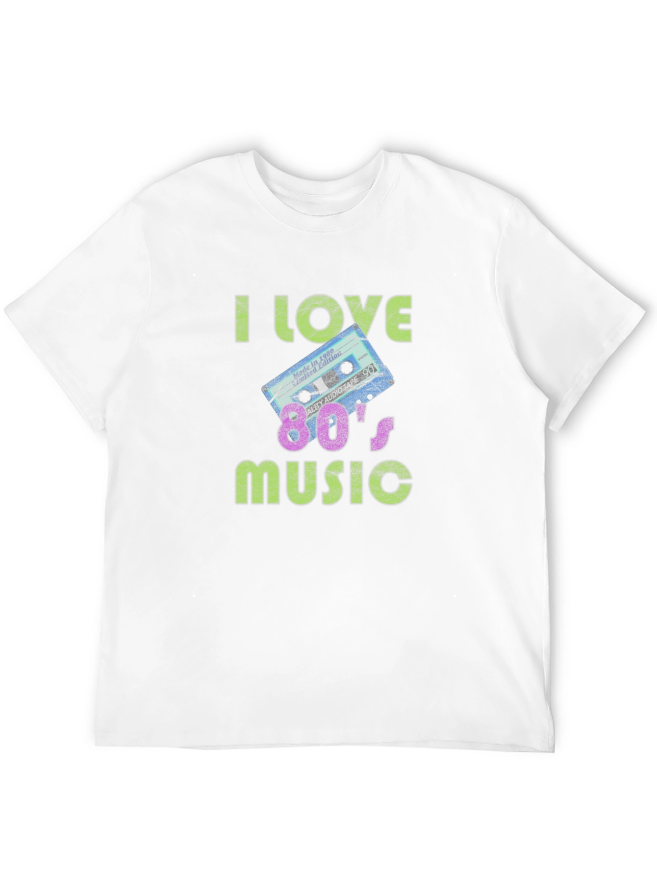 I Love 80s Music Graphic T-Shirt