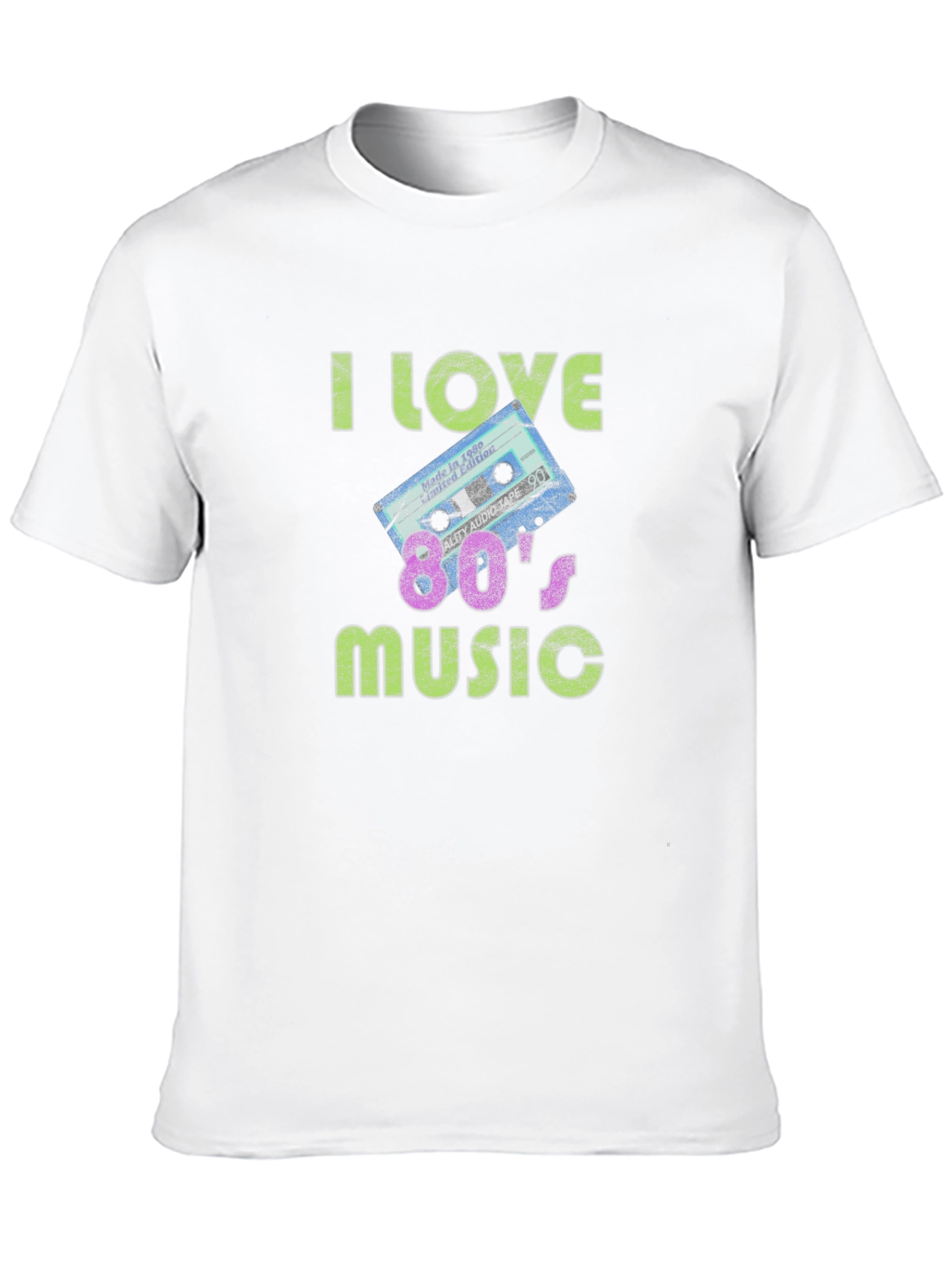 I Love 80s Music Graphic T-Shirt