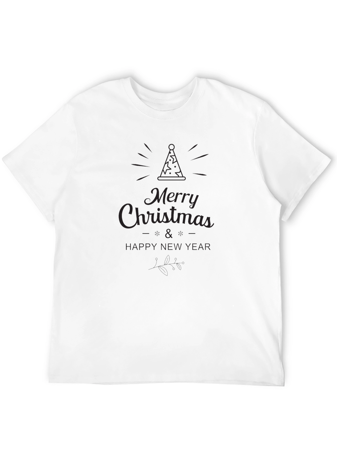 Merry Christmas & Happy New Year Graphic Tee
