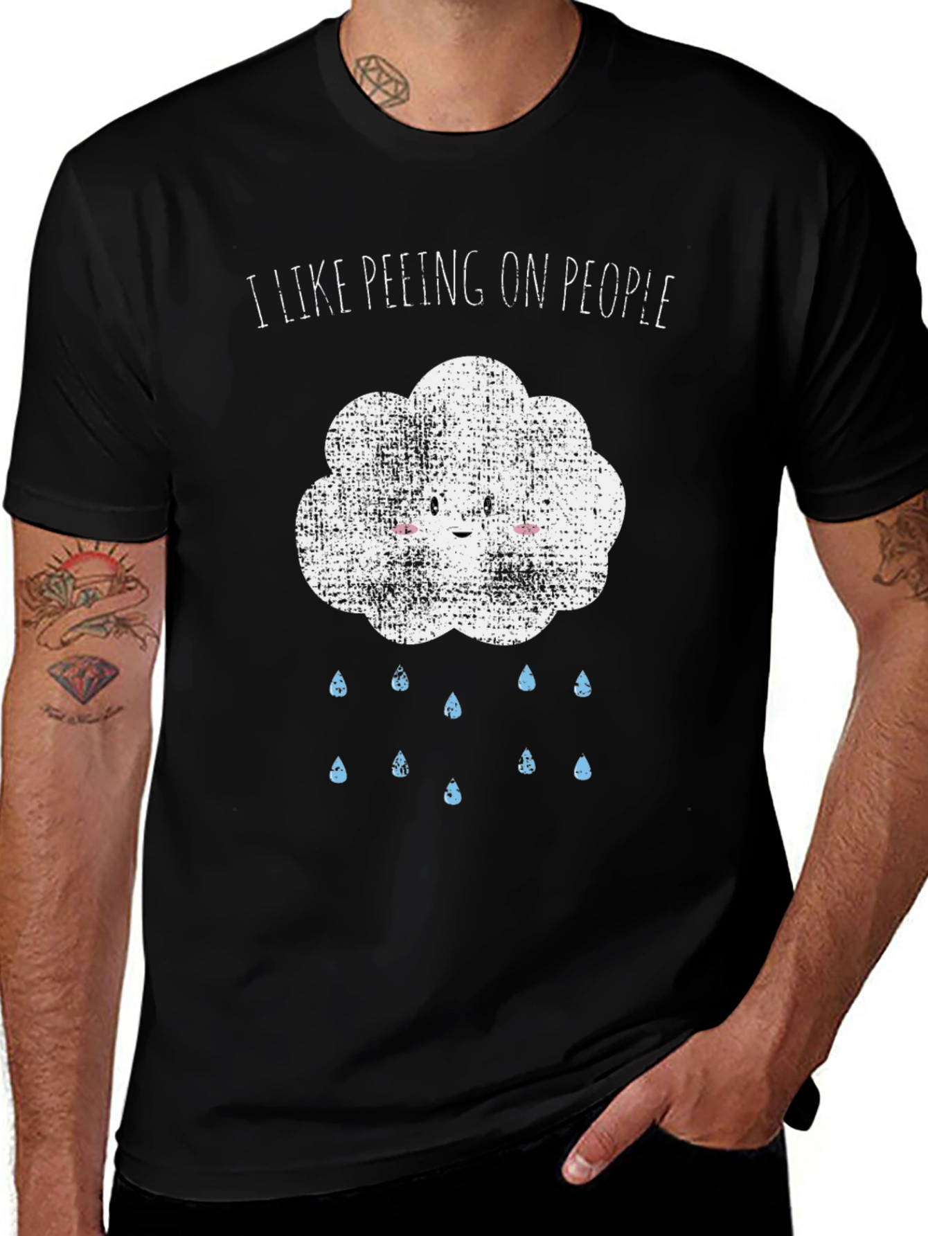 I Like Peeing On People Graphic Tee