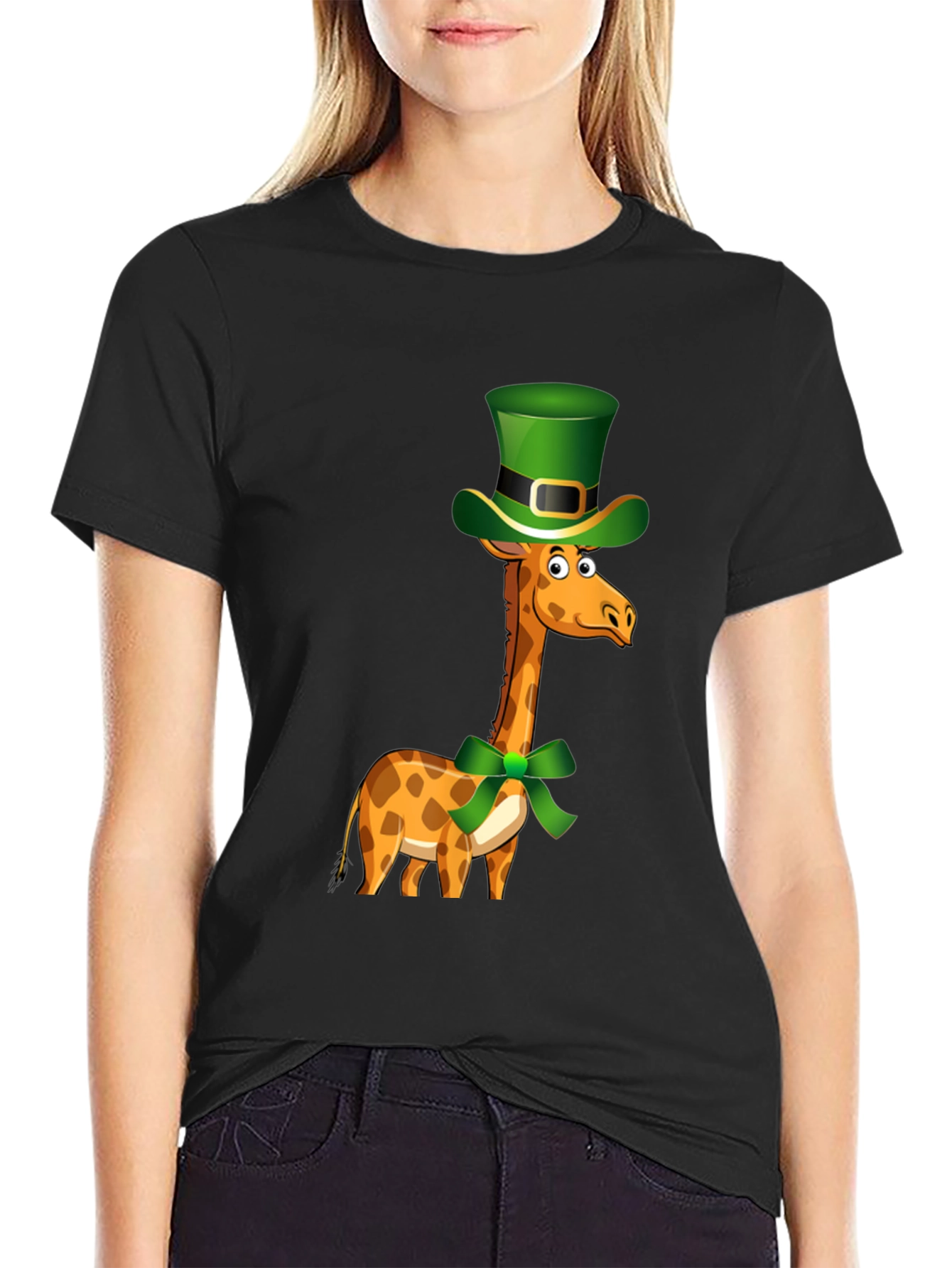 St. Patricks Day Giraffe T-Shirt
