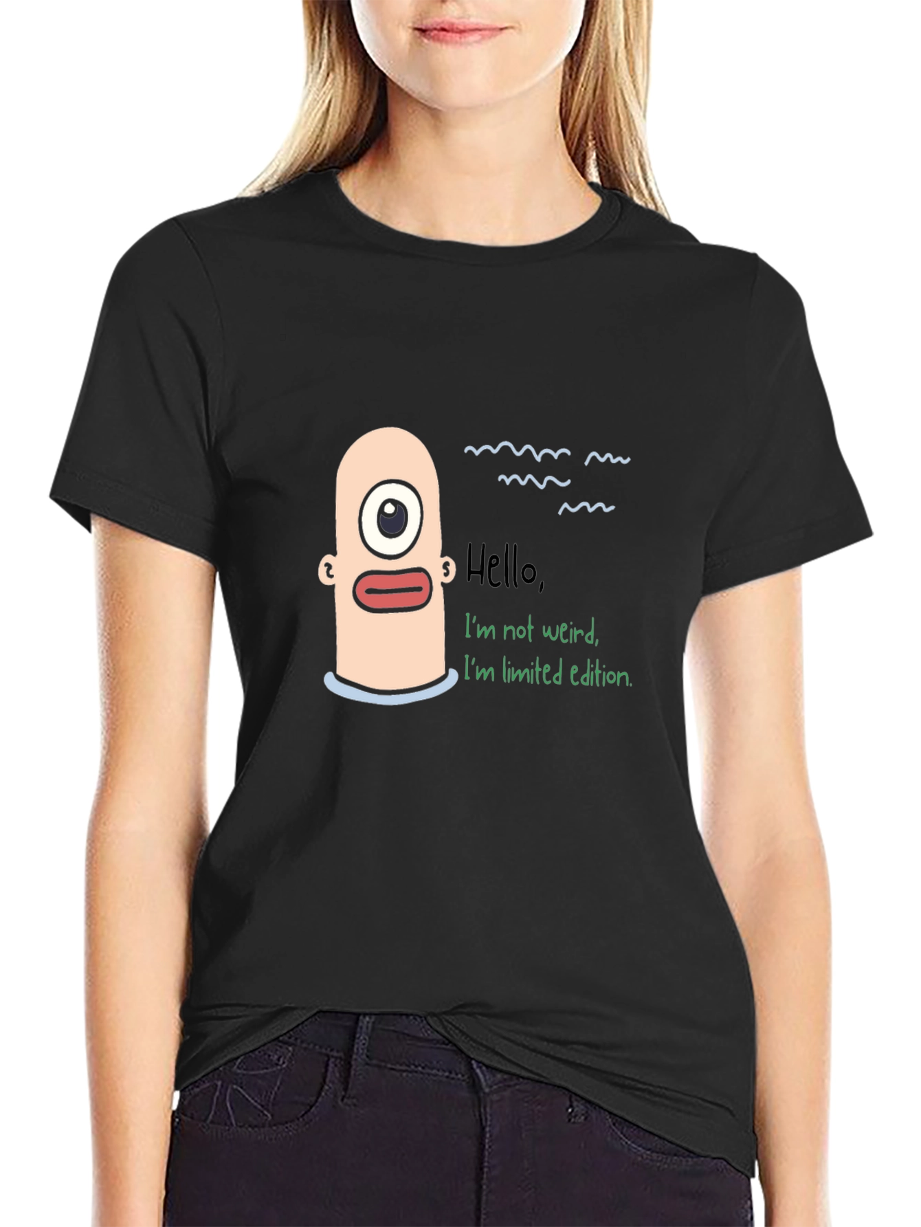 Unique Graphic Tee - Hello Im Limited Edition