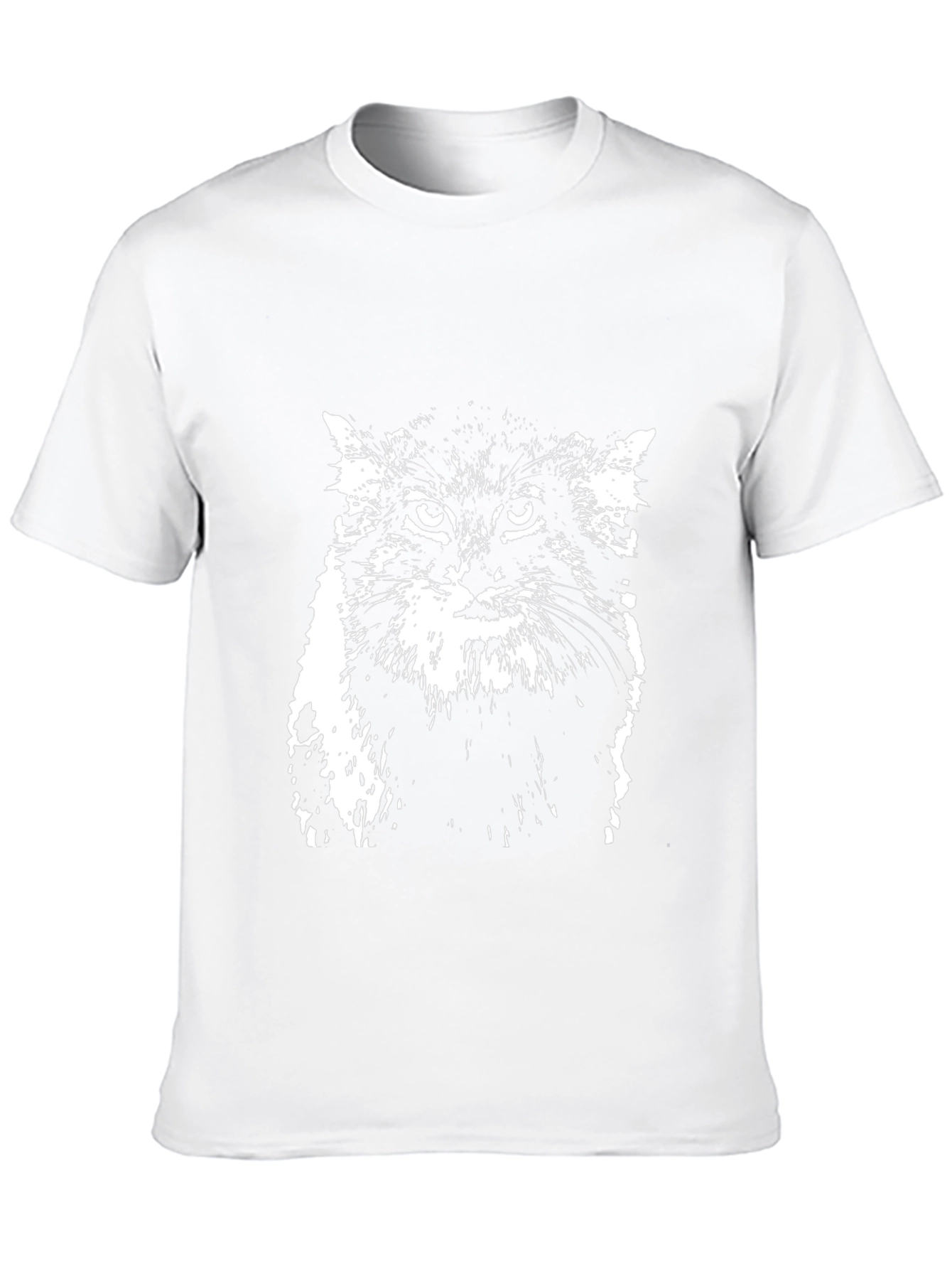 Wild Cat Graphic Tee - Unique Animal Shirt