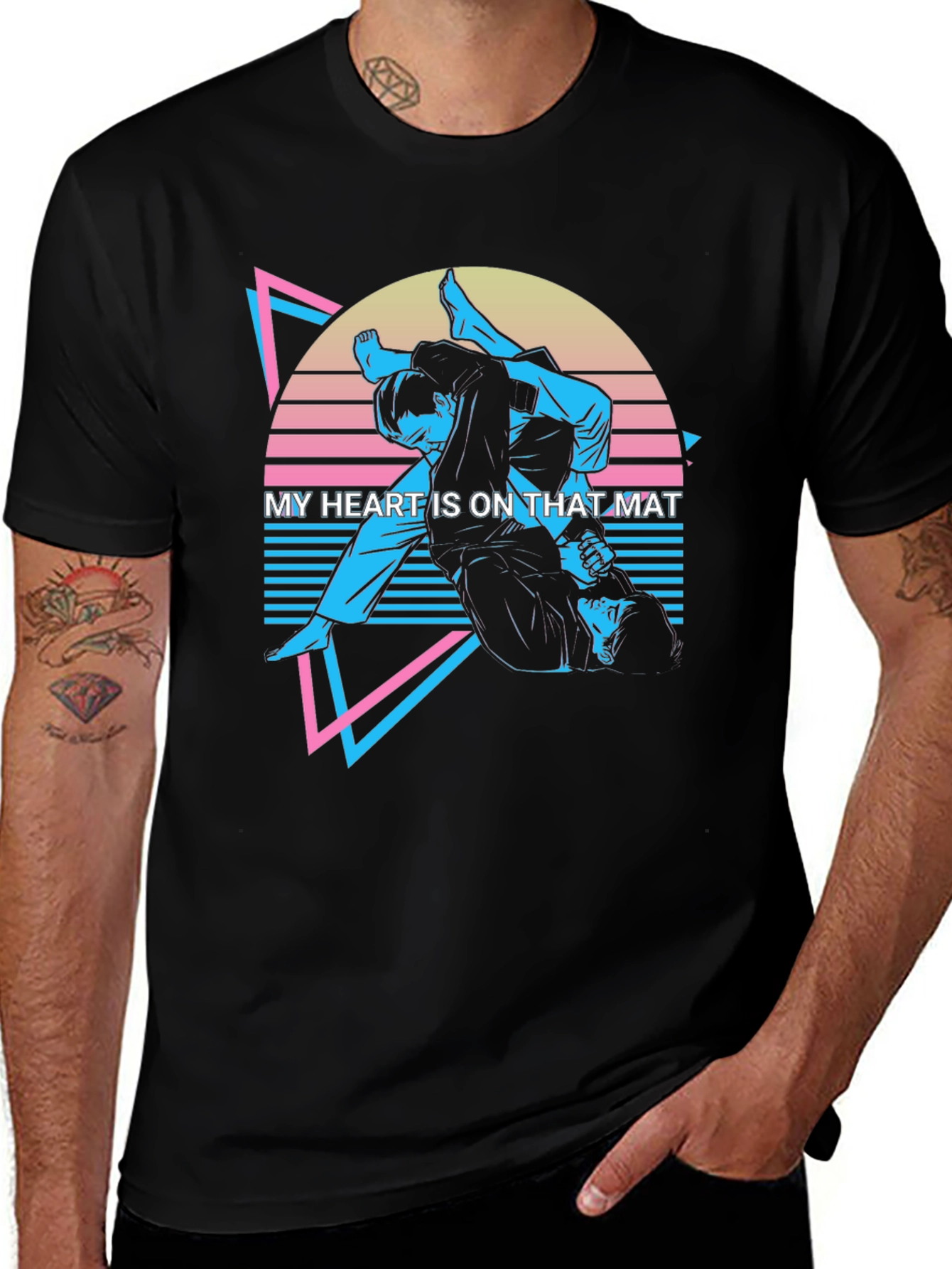 BJJ Retro Jiu Jitsu T-Shirt
