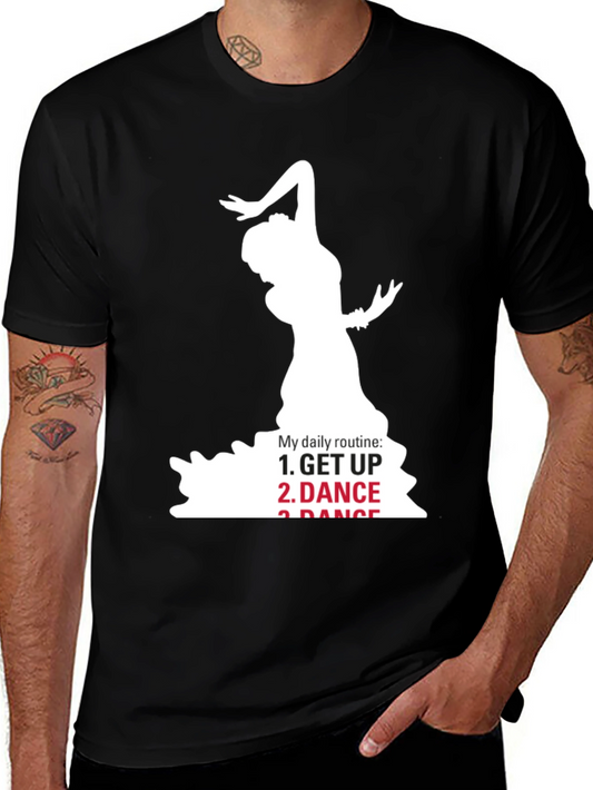 Dance Routine Graphic Tee - Get Up and Dance T-Shirt