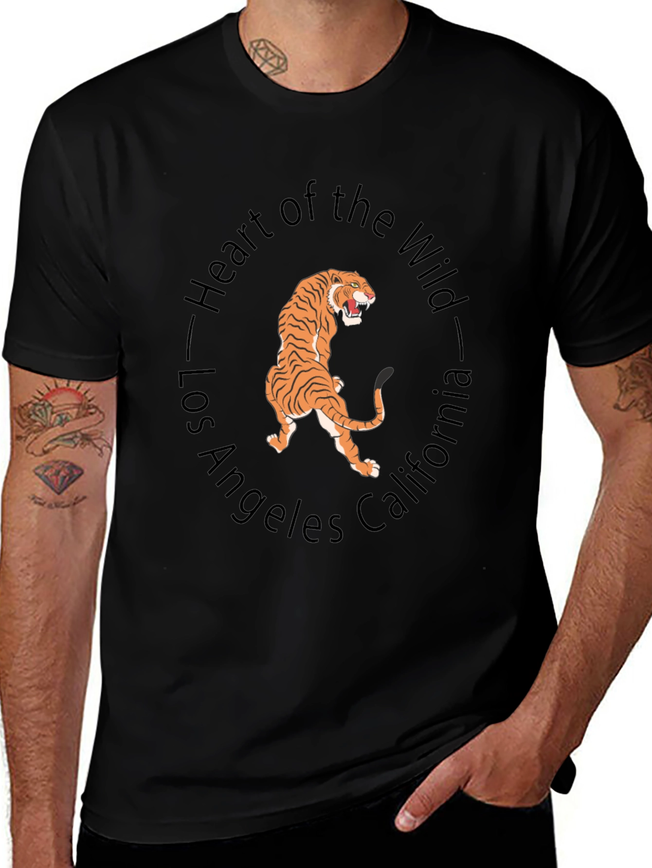 Heart of the Wild Tiger Graphic Tee