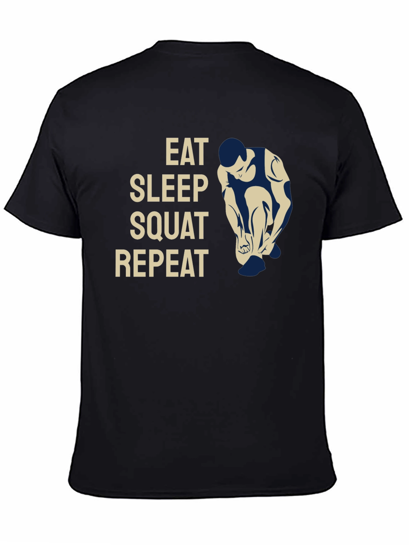 Eat Sleep Squat Repeat Graphic T-Shirt