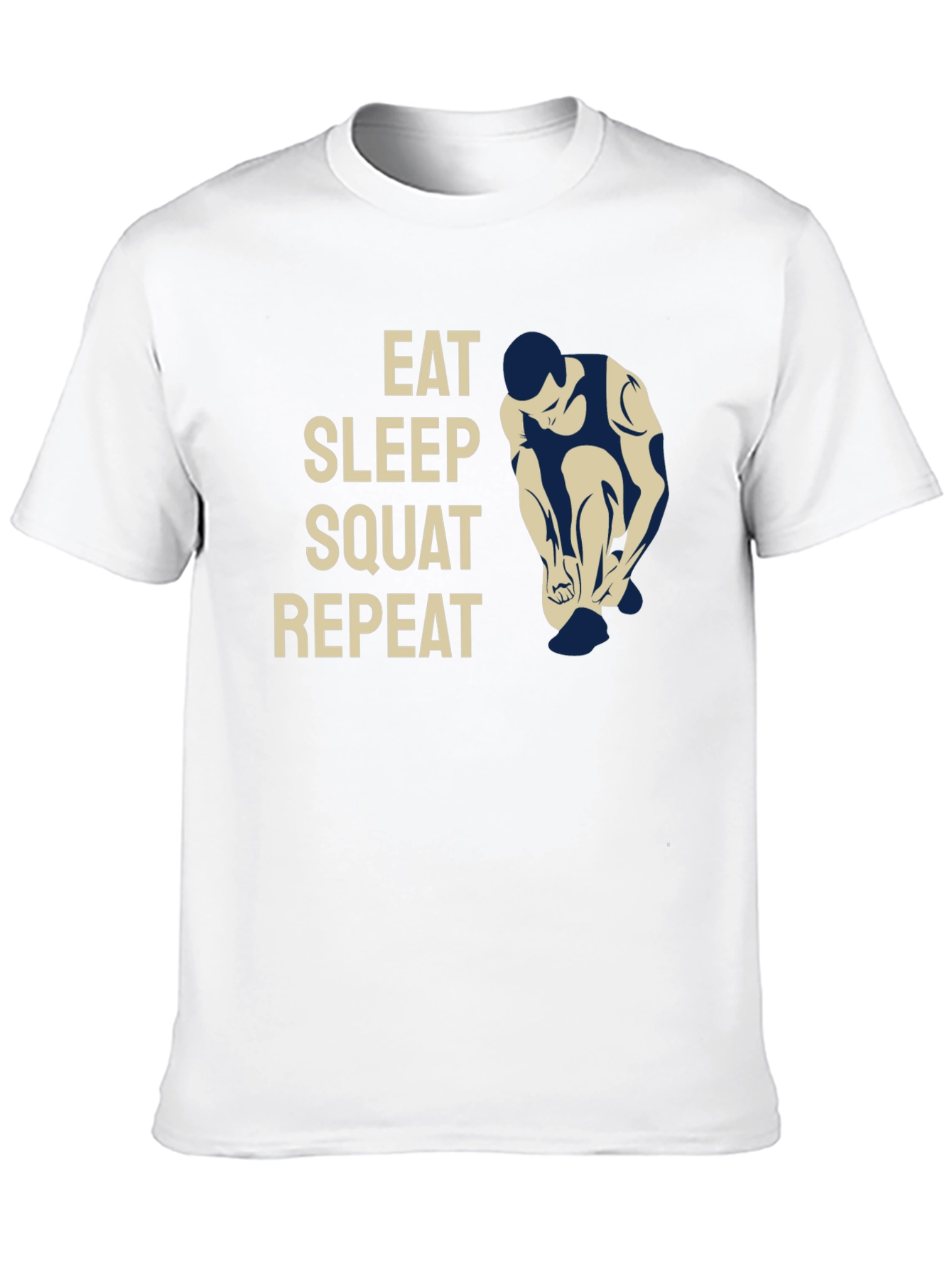 Eat Sleep Squat Repeat Graphic T-Shirt