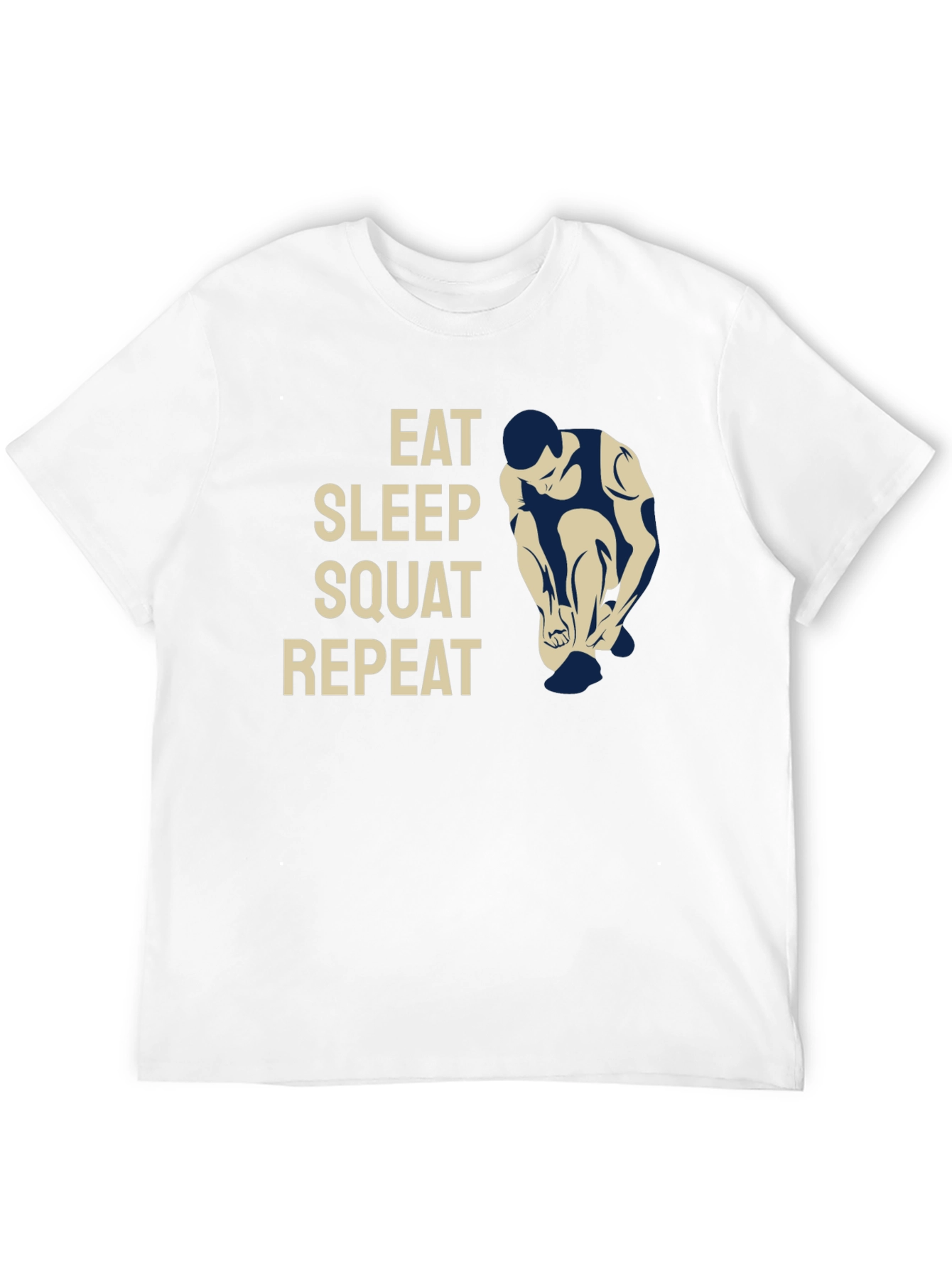 Eat Sleep Squat Repeat Graphic T-Shirt