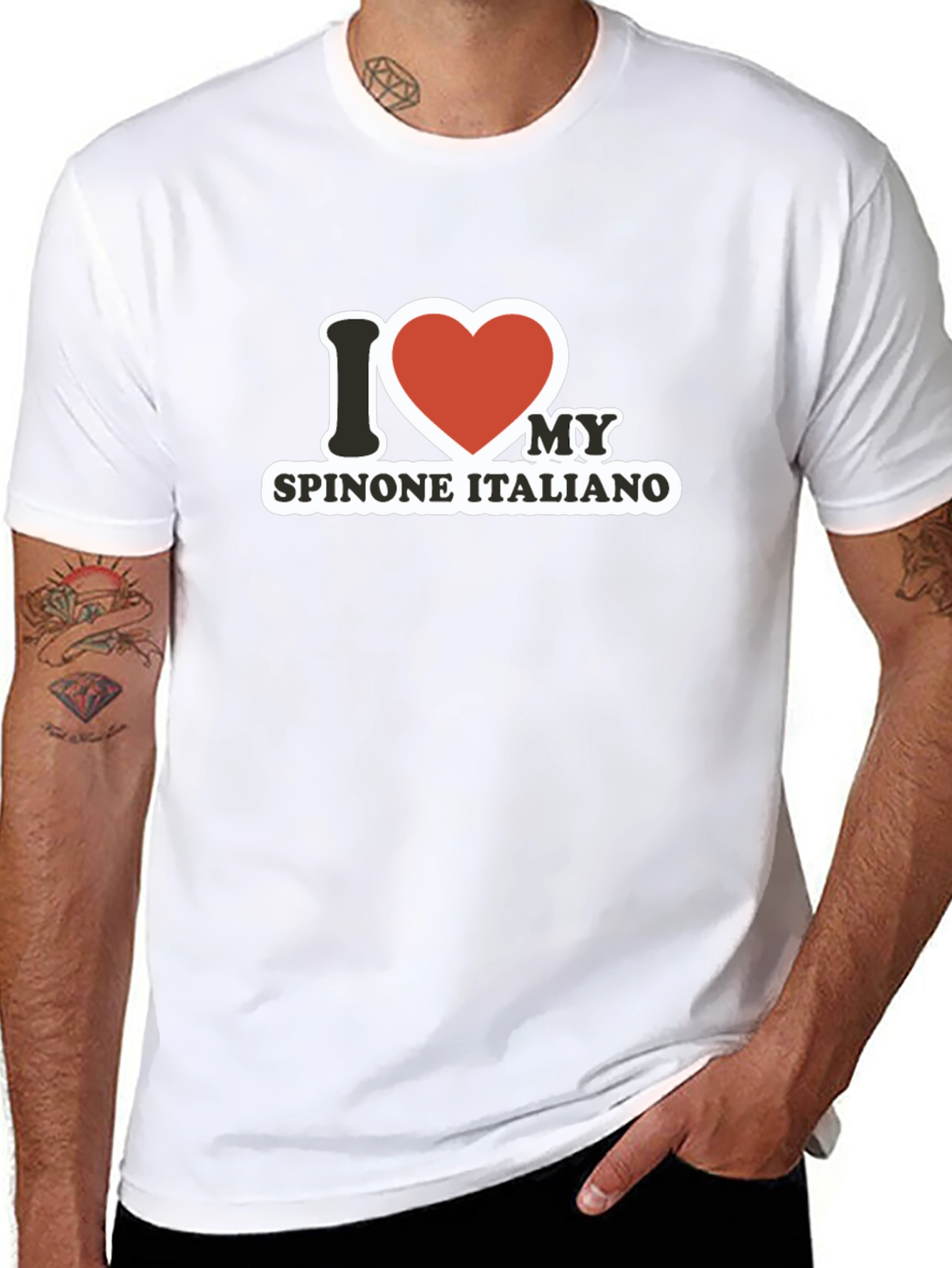 I Heart My Spinone Italiano Dog Breed T-Shirt