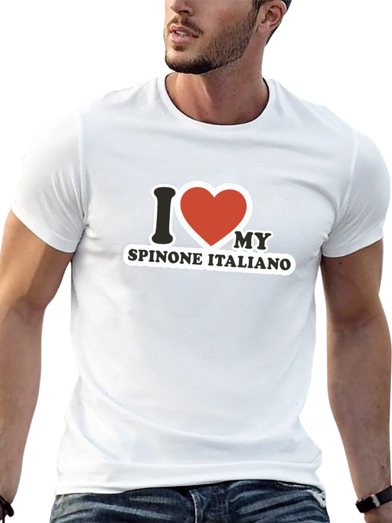 I Heart My Spinone Italiano Dog Breed T-Shirt