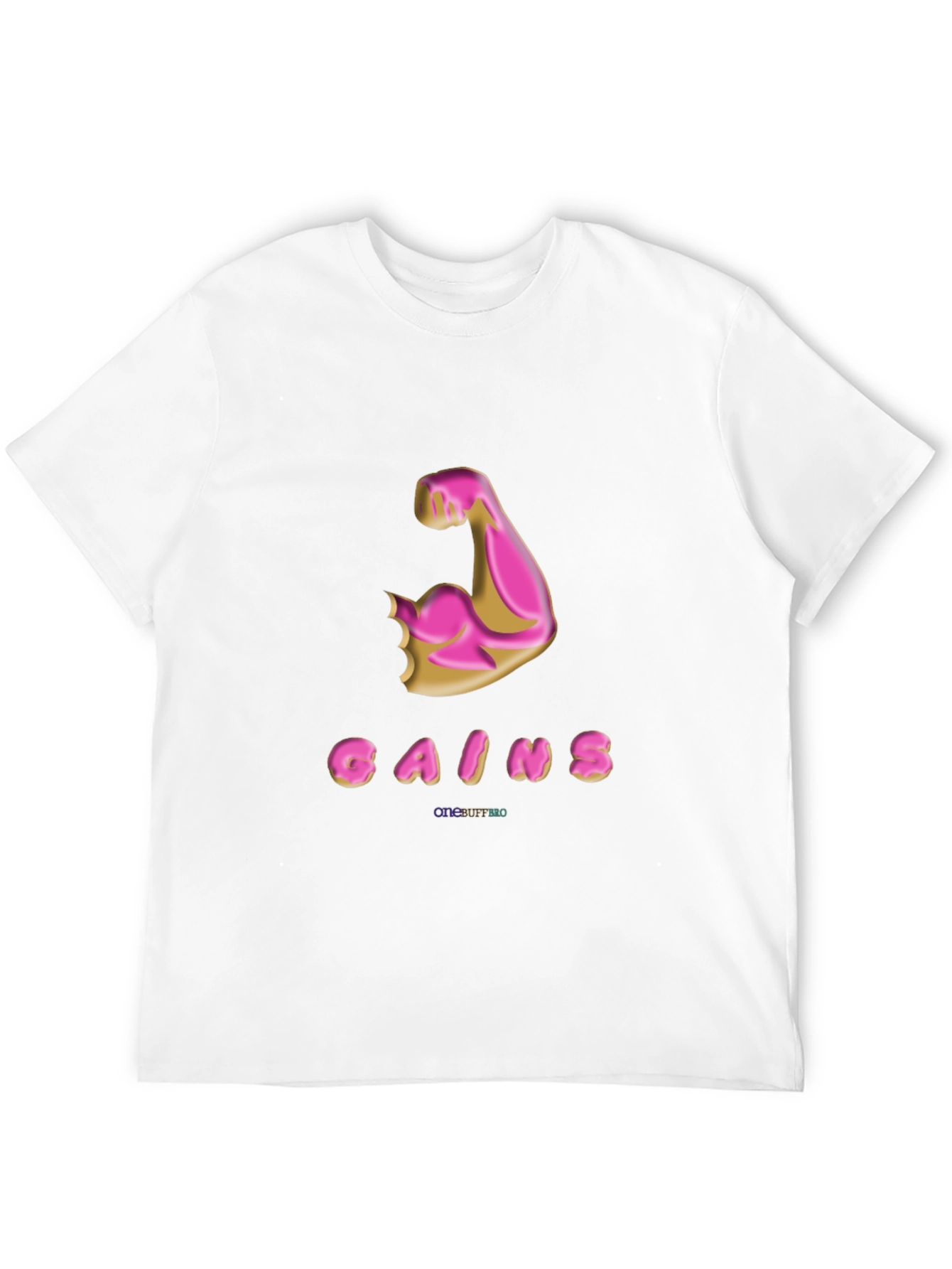 Gains Donut Arm Black T-Shirt