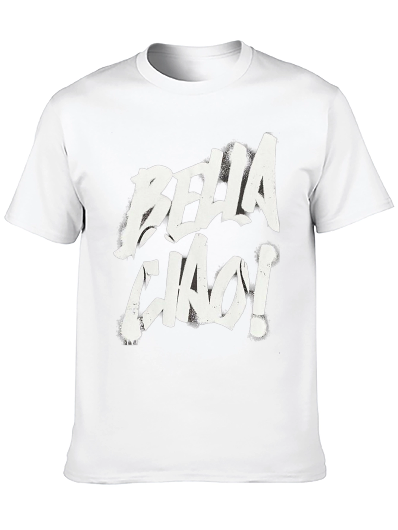 Bella Ciao Graphic Tee - Black Cotton T-Shirt