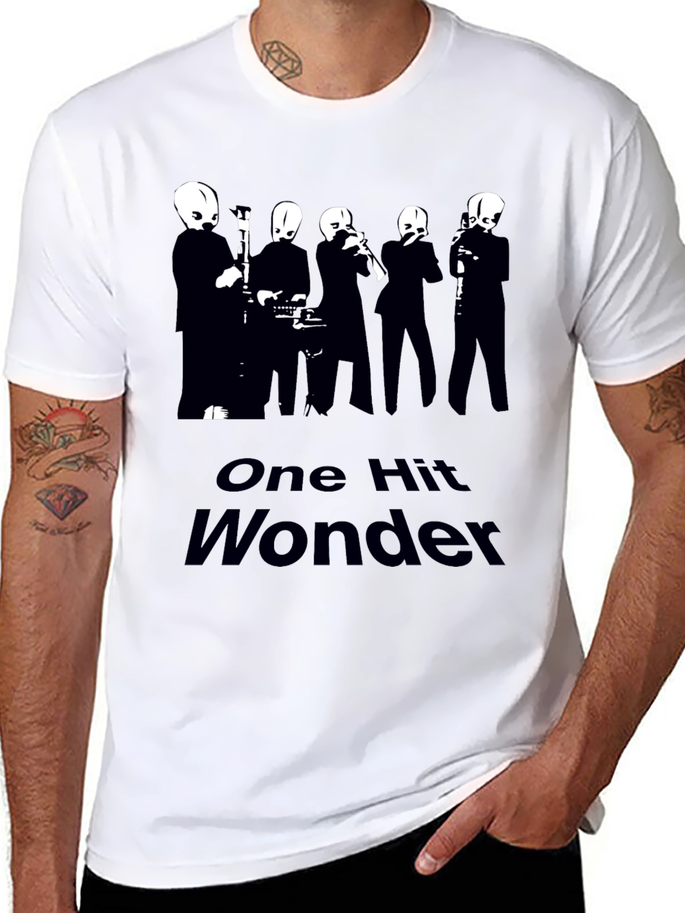 One Hit Wonder Band T-Shirt - Retro Music Tee