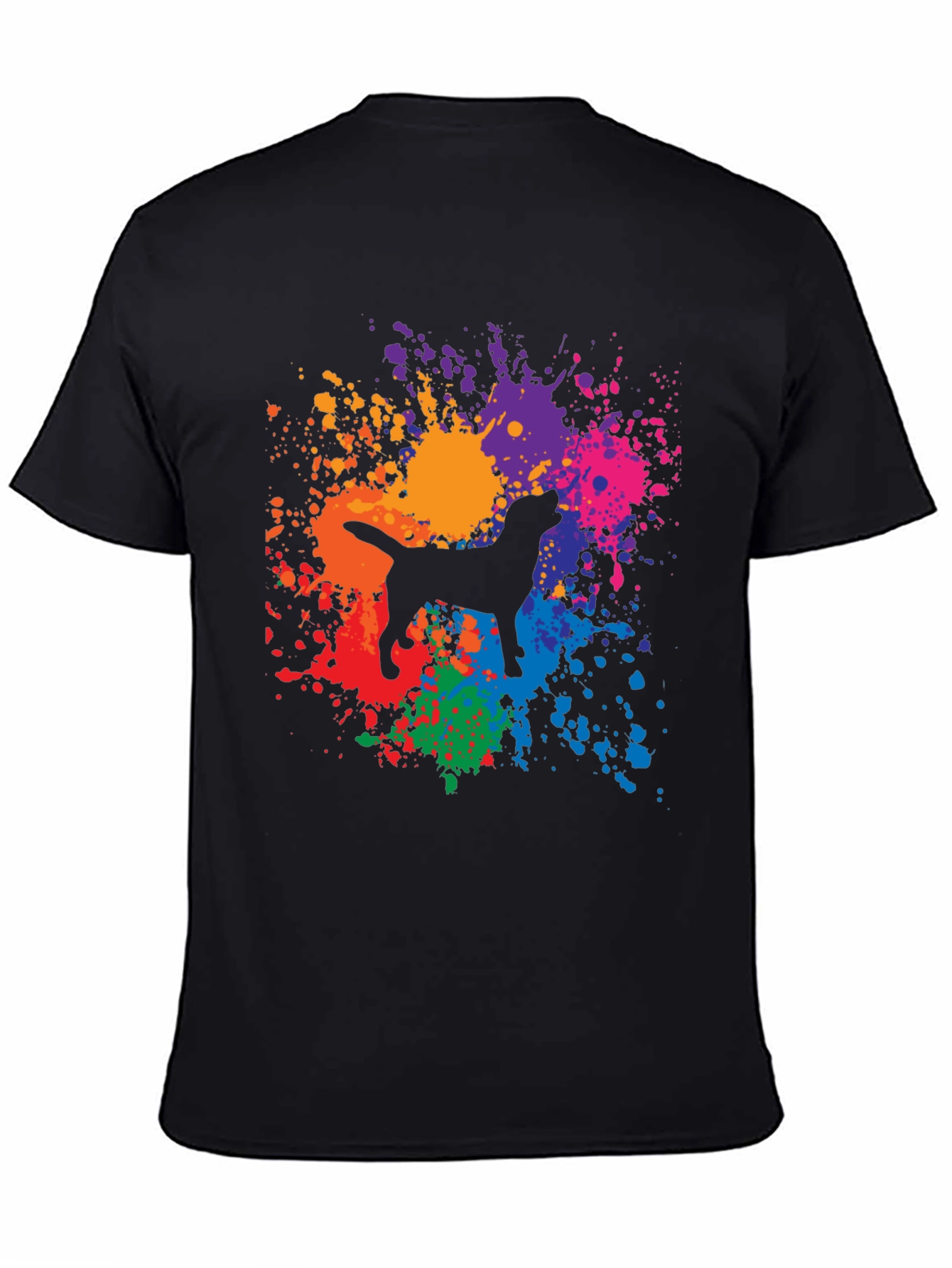 Dog Silhouette Splash Tee