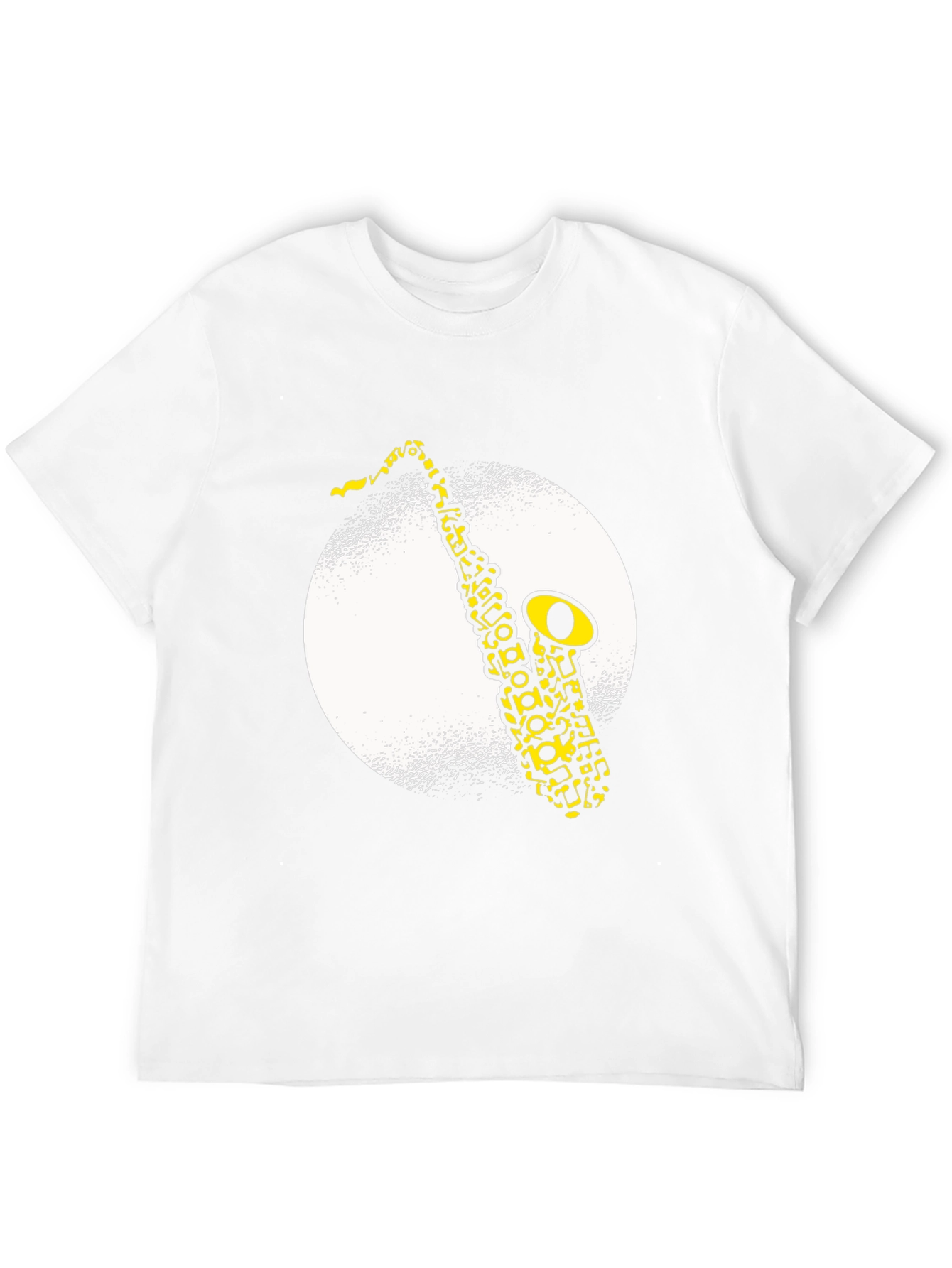 Saxophone Graphic Tee - Cool Music Shirt