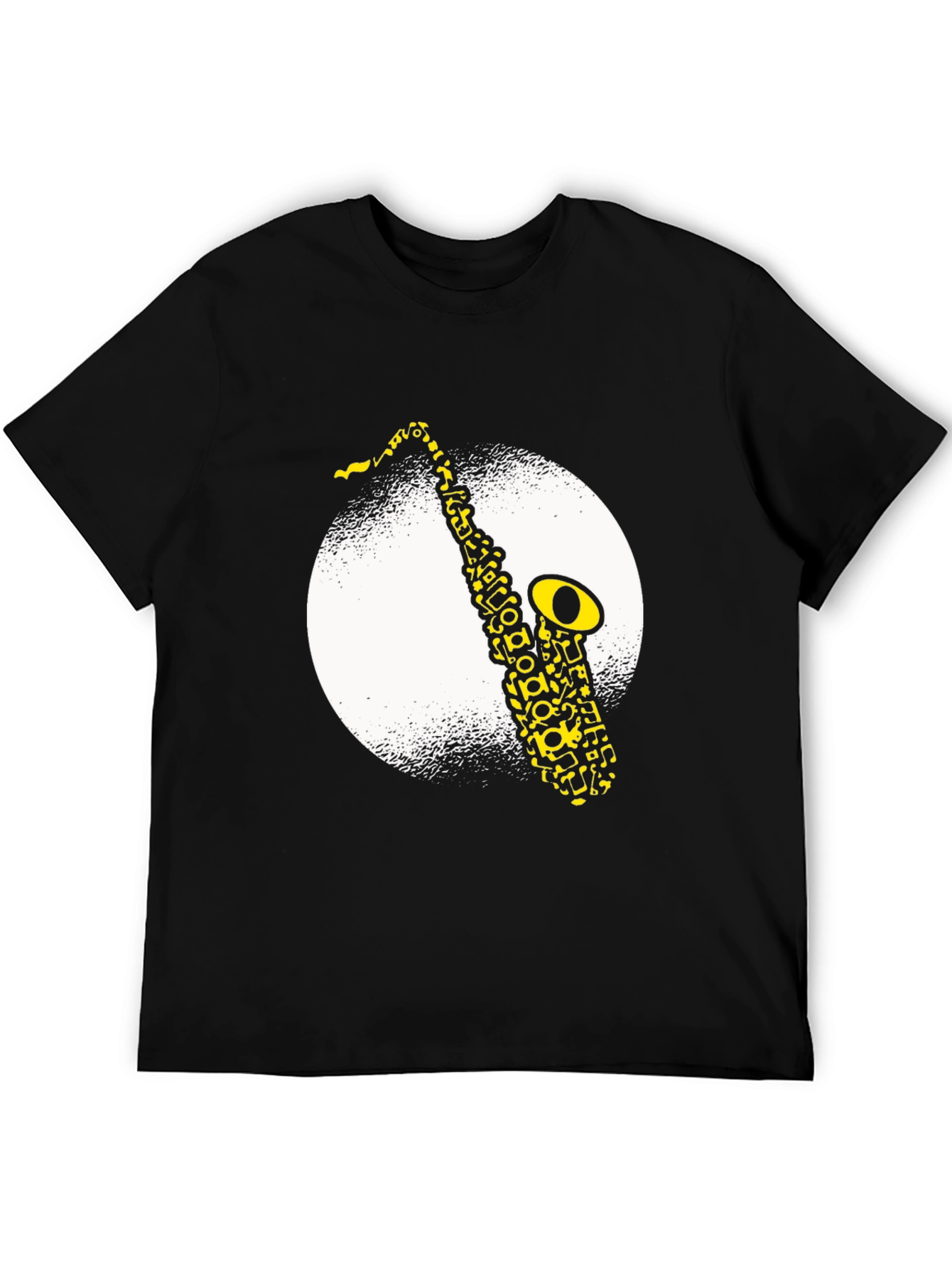 Saxophone Graphic Tee - Cool Music Shirt