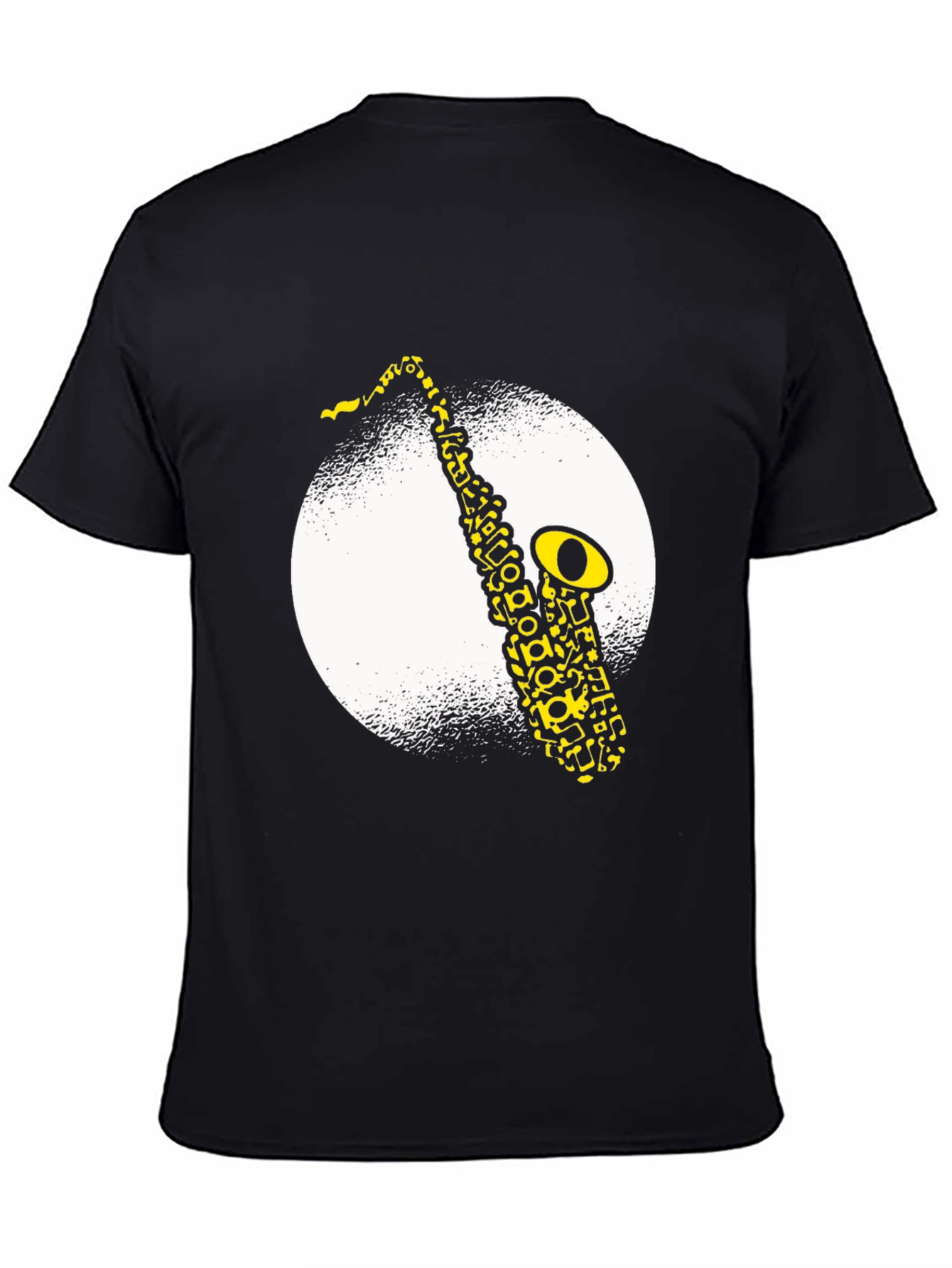 Saxophone Graphic Tee - Cool Music Shirt