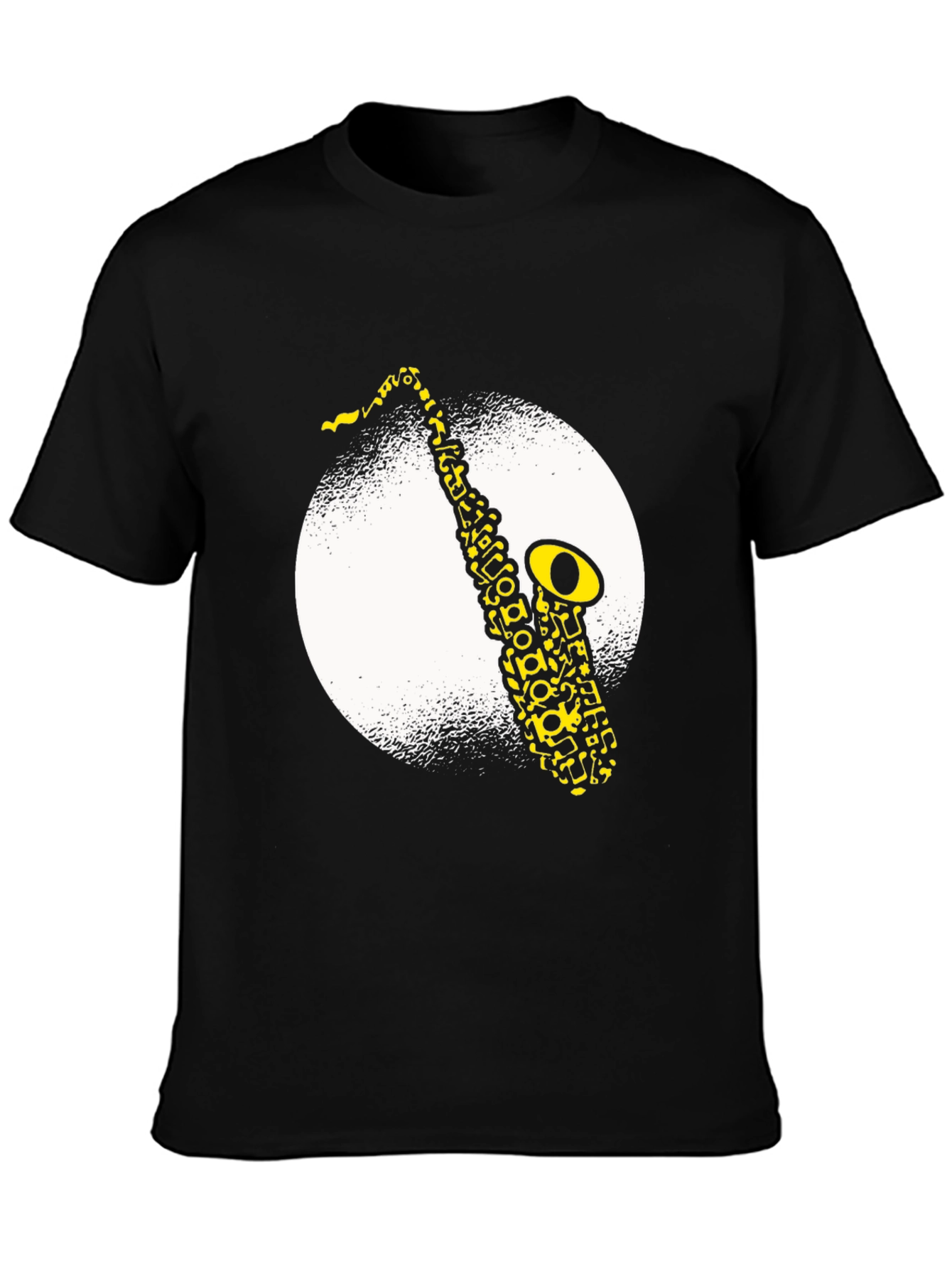 Saxophone Graphic Tee - Cool Music Shirt