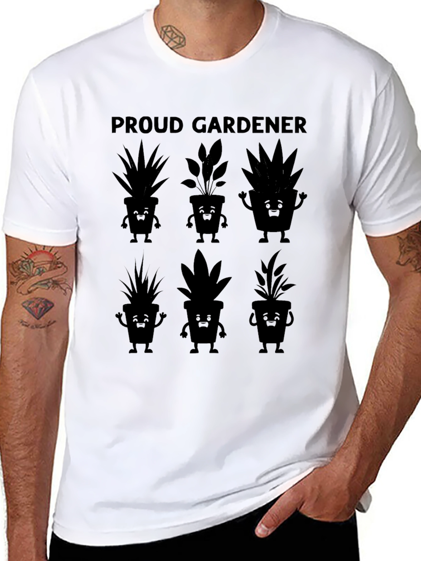 Proud Gardener Cute Plant T-Shirt