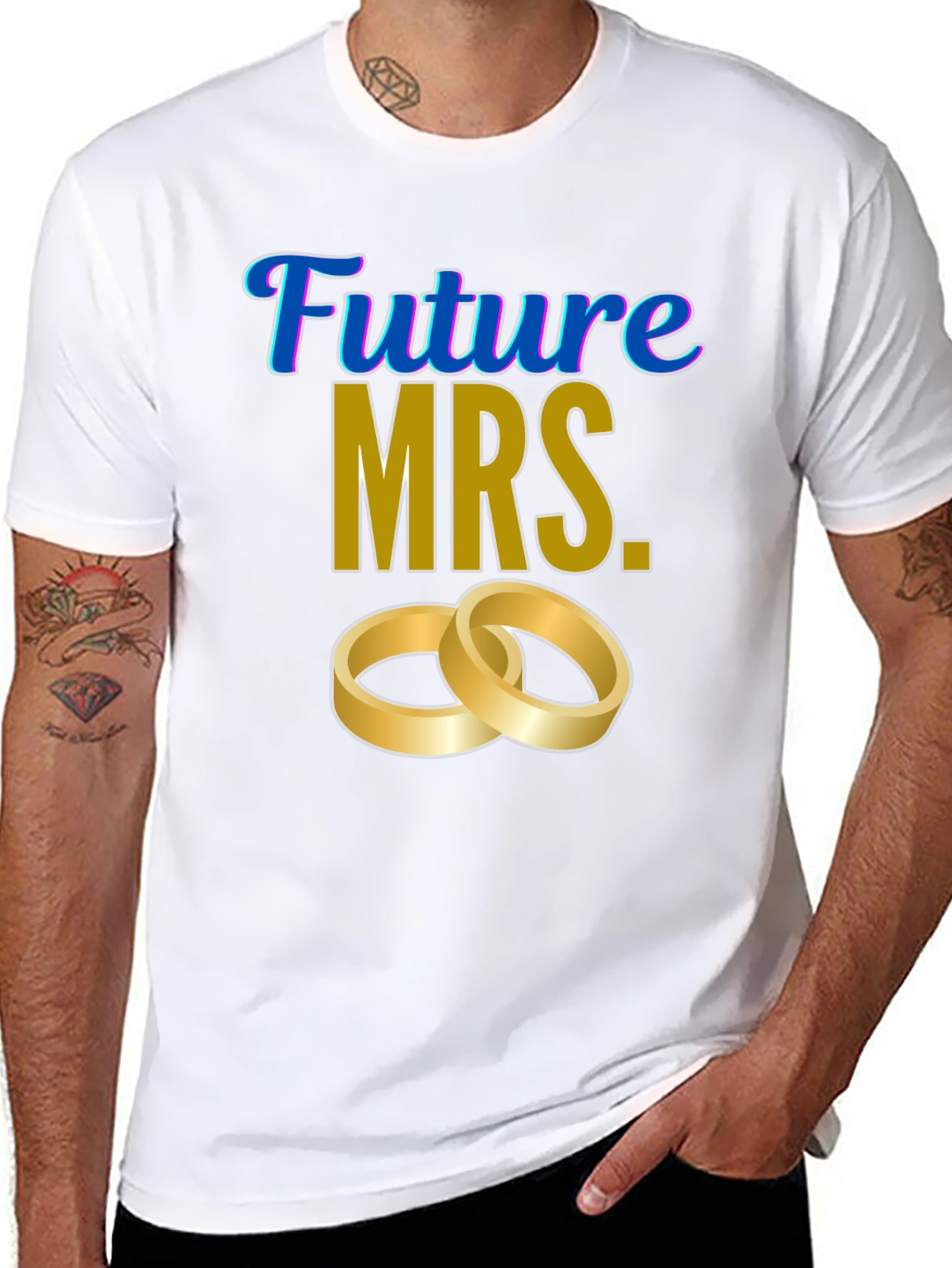 Future MRS. T-Shirt - Bride to Be Wedding Tee
