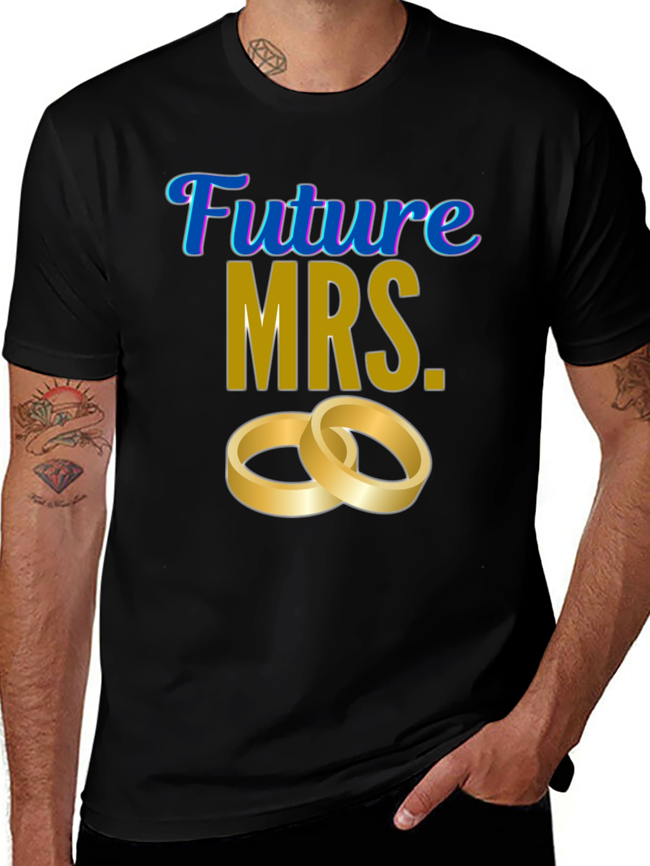 Future MRS. T-Shirt - Bride to Be Wedding Tee