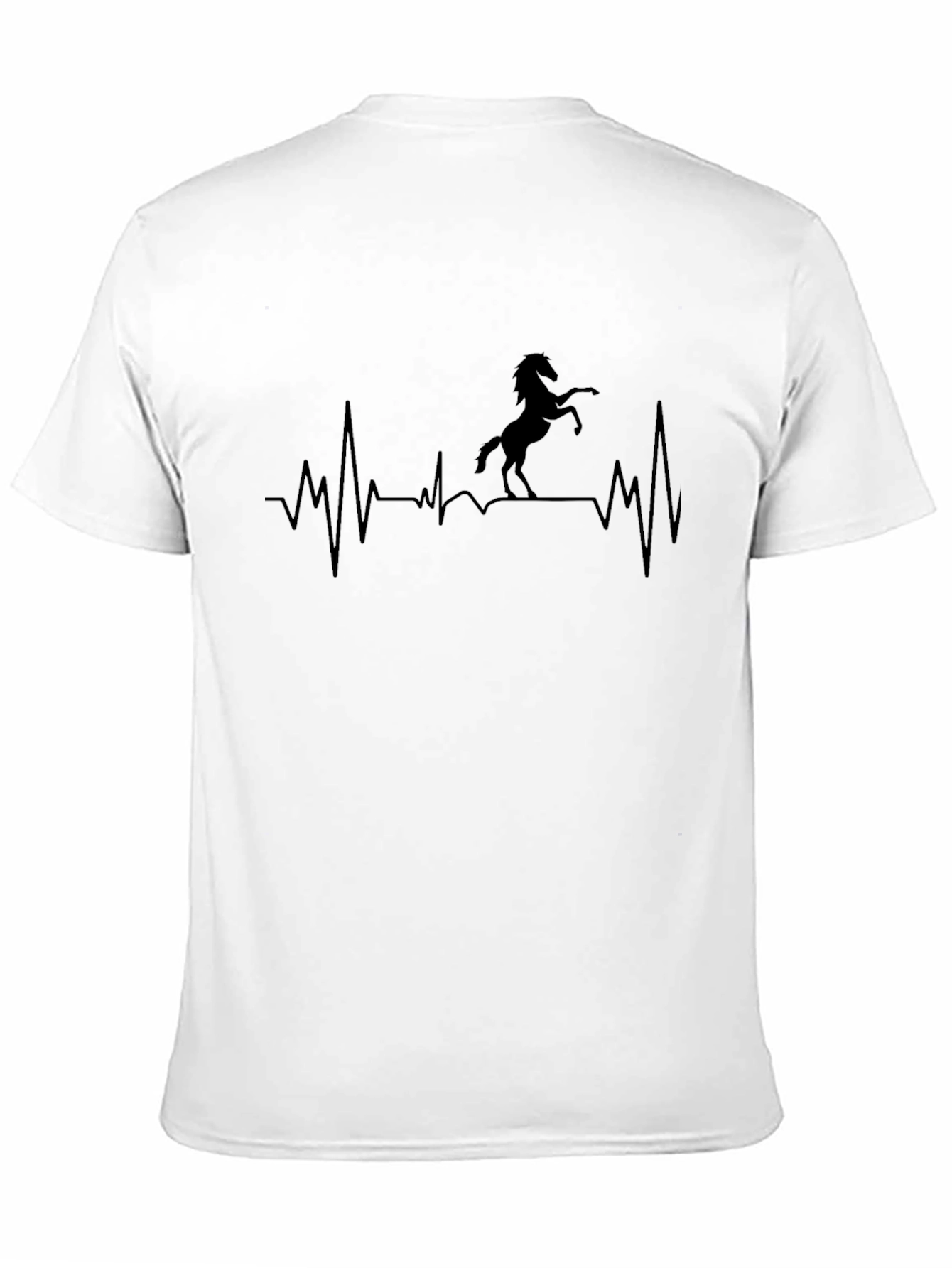 Horse Heartbeat T-Shirt - Equestrian Style