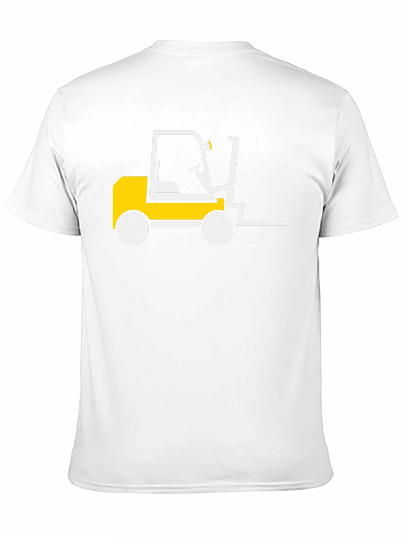 Forklift Graphic Tee - Black Cotton T-Shirt