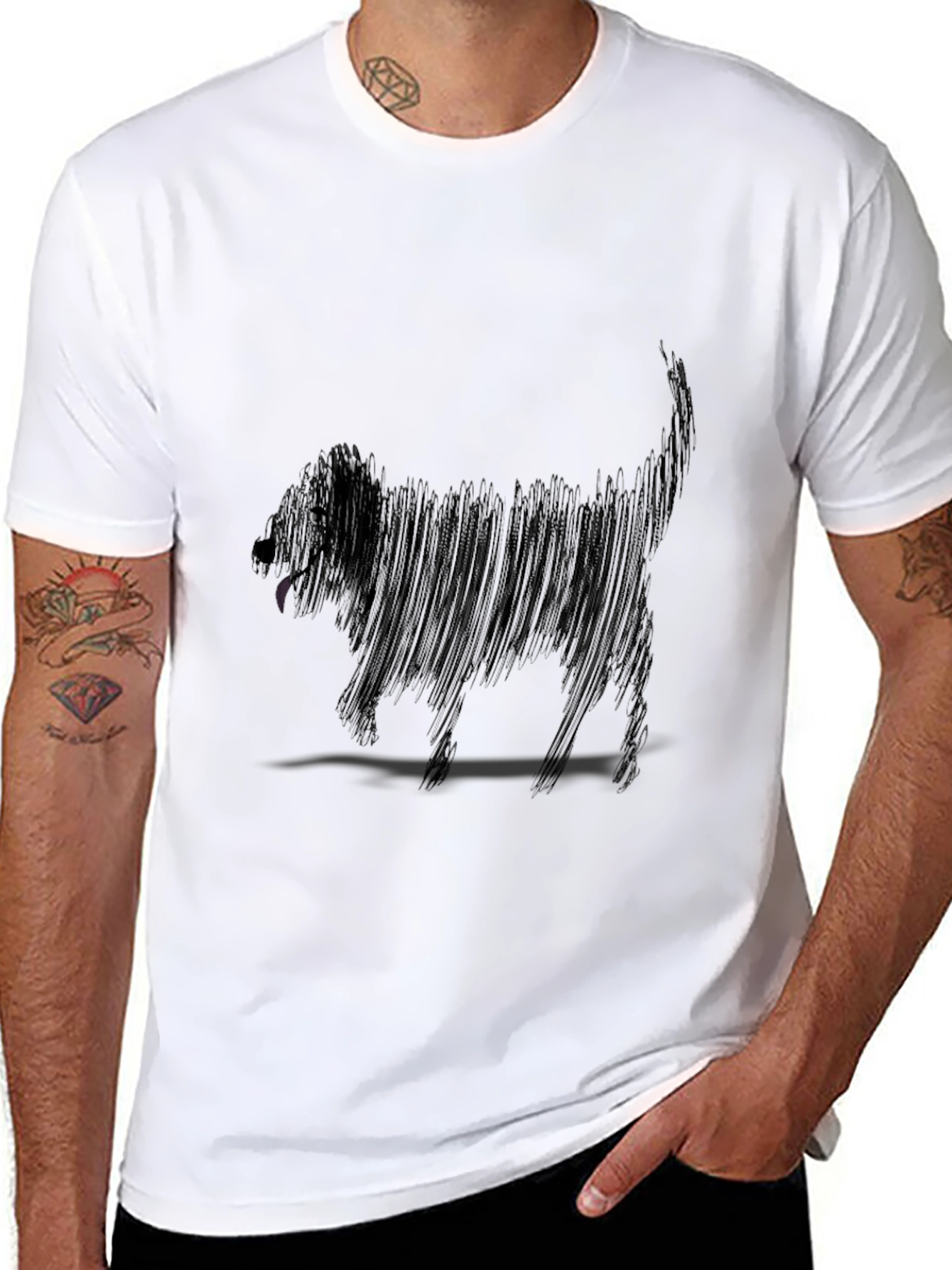 Black Dog Graphic Tee - Unisex