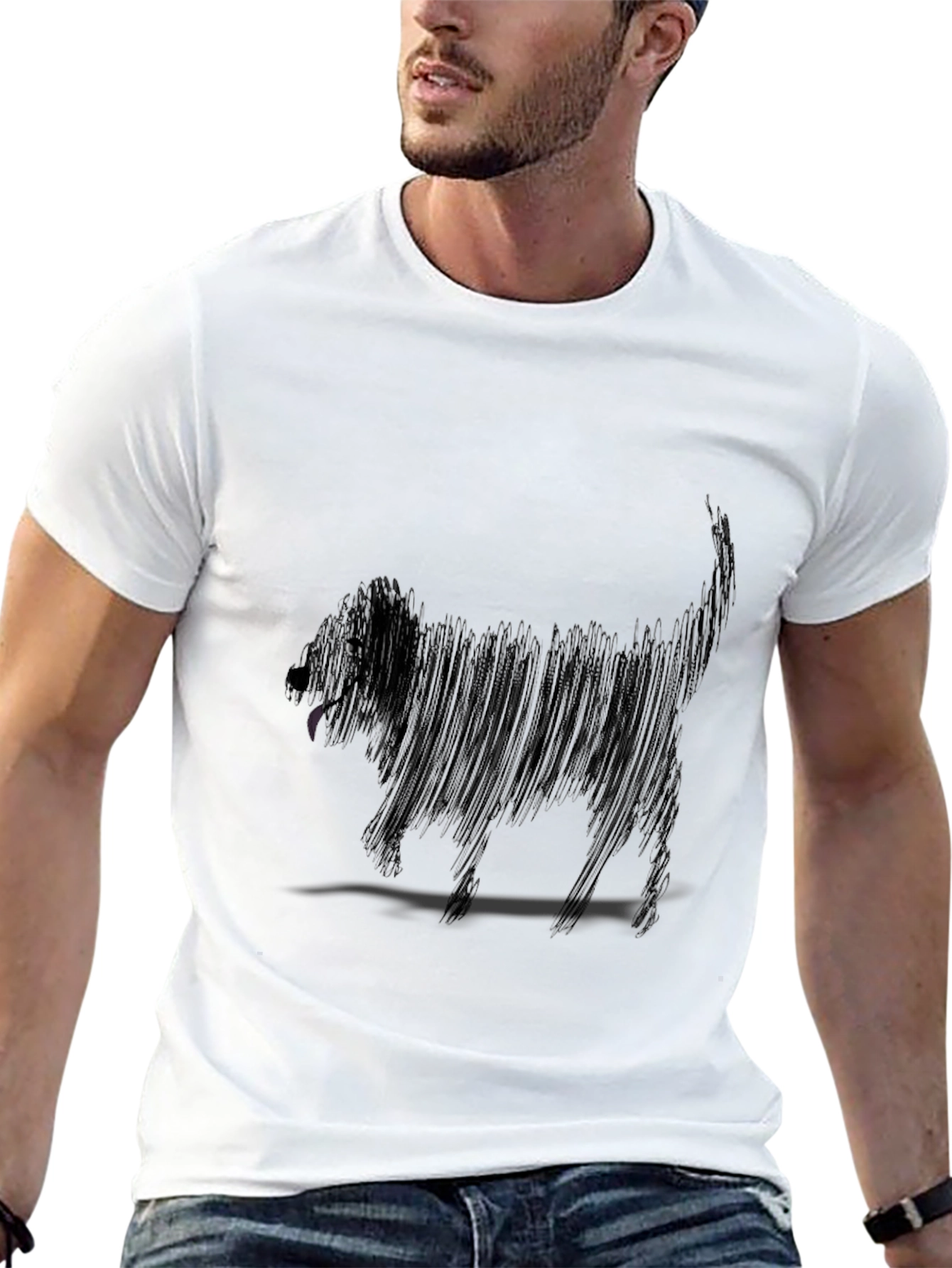 Black Dog Graphic Tee - Unisex