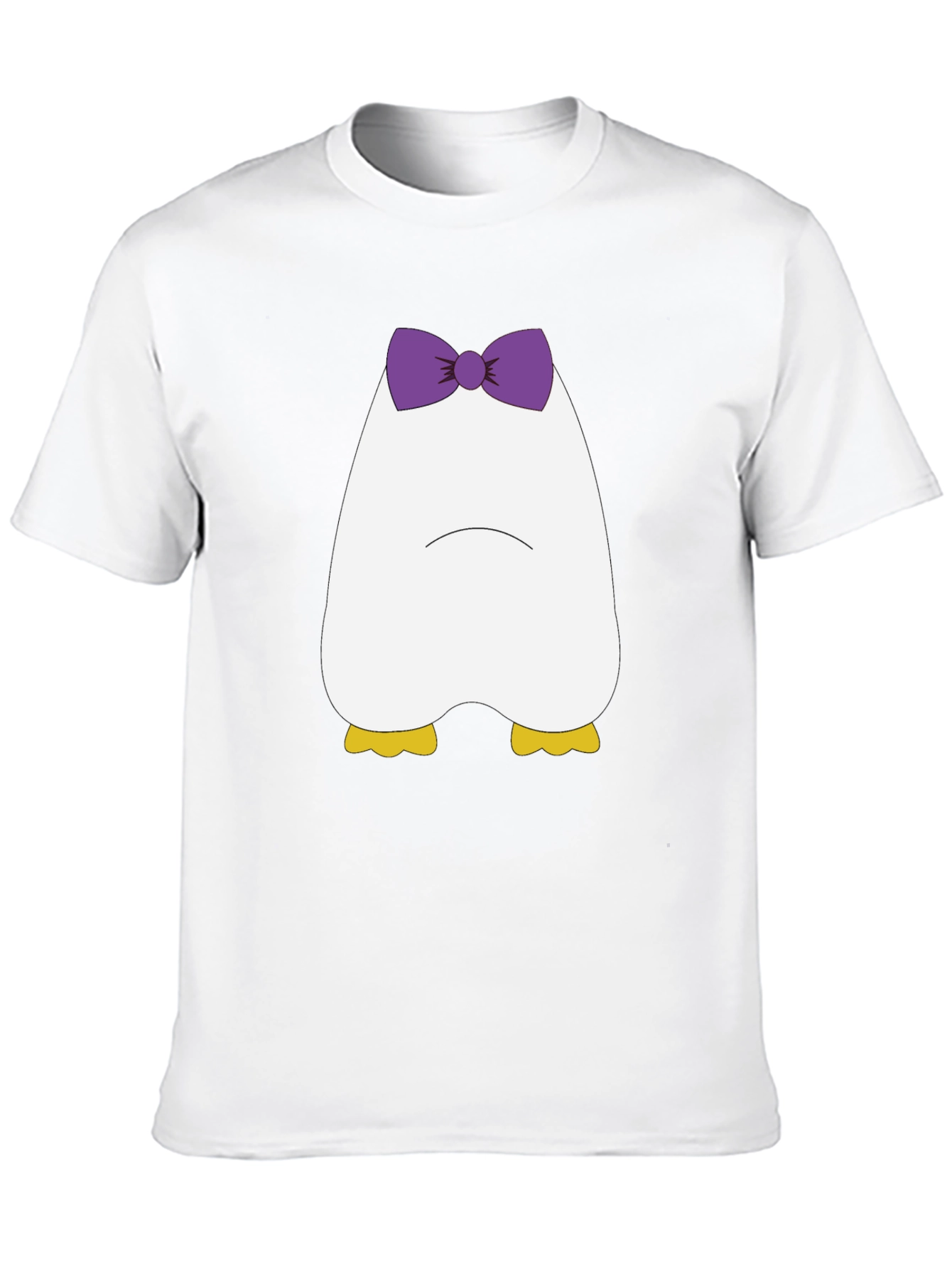 Cute Cartoon Duck T-Shirt - Black