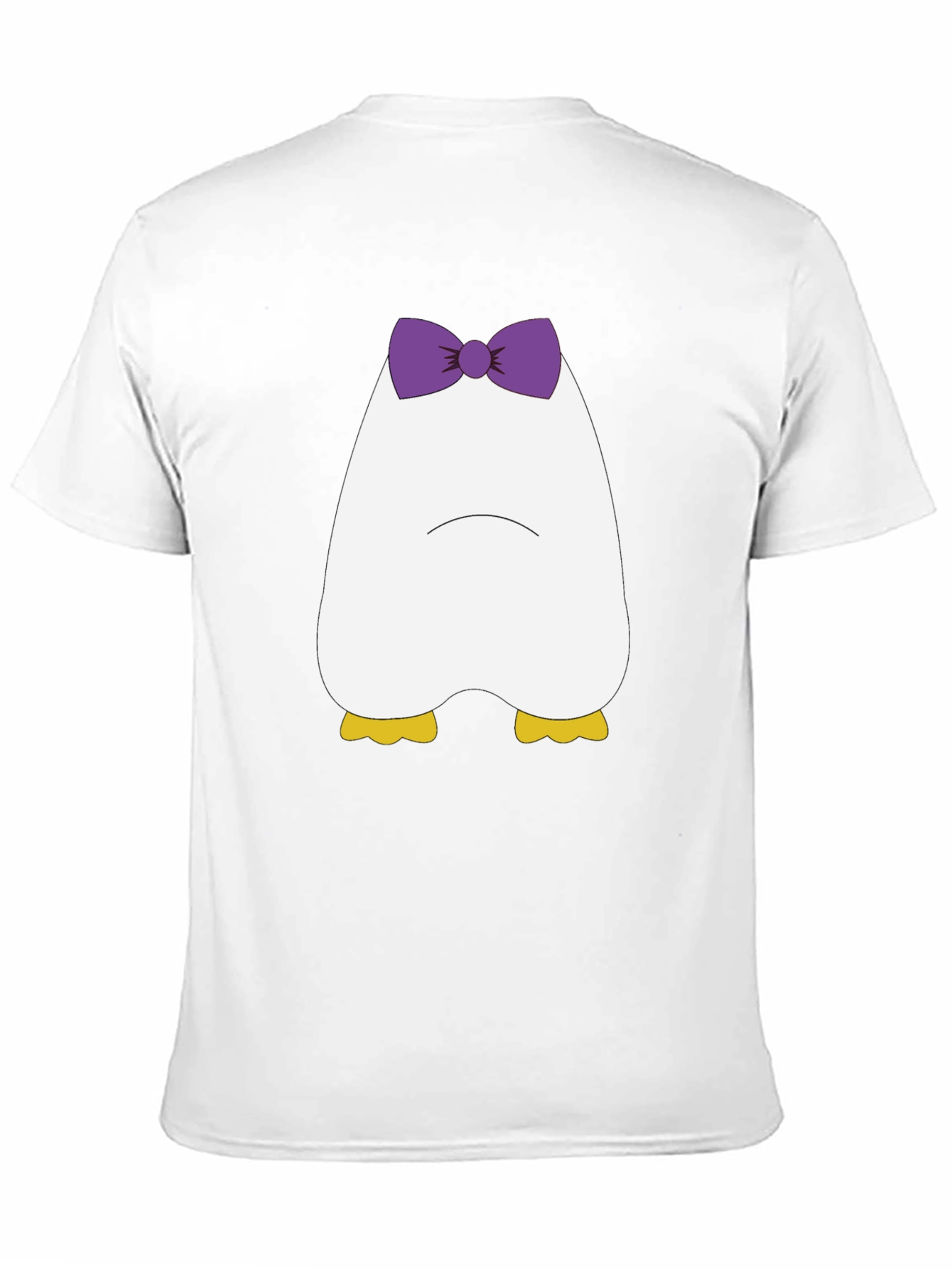 Cute Cartoon Duck T-Shirt - Black