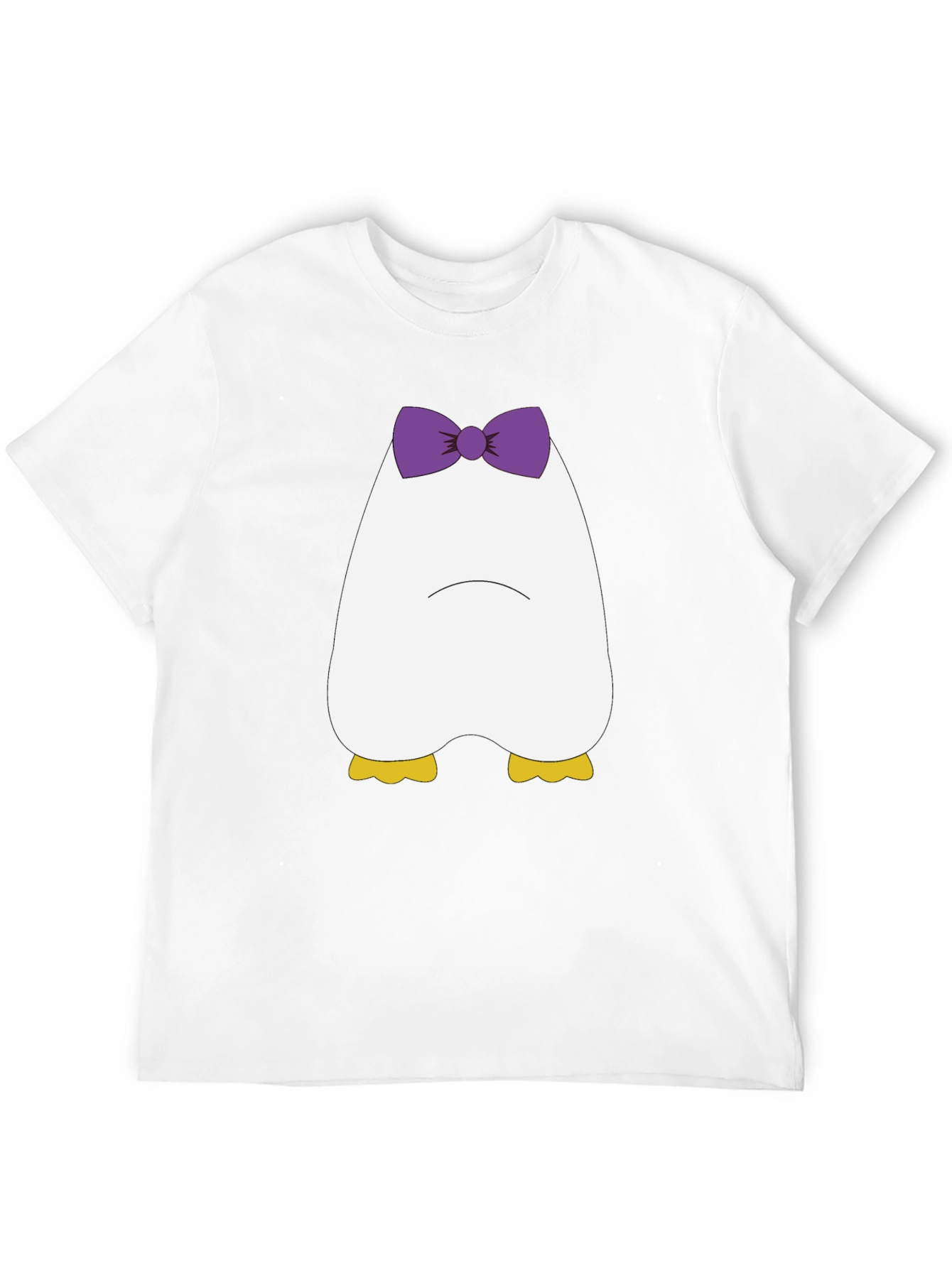 Cute Cartoon Duck T-Shirt - Black