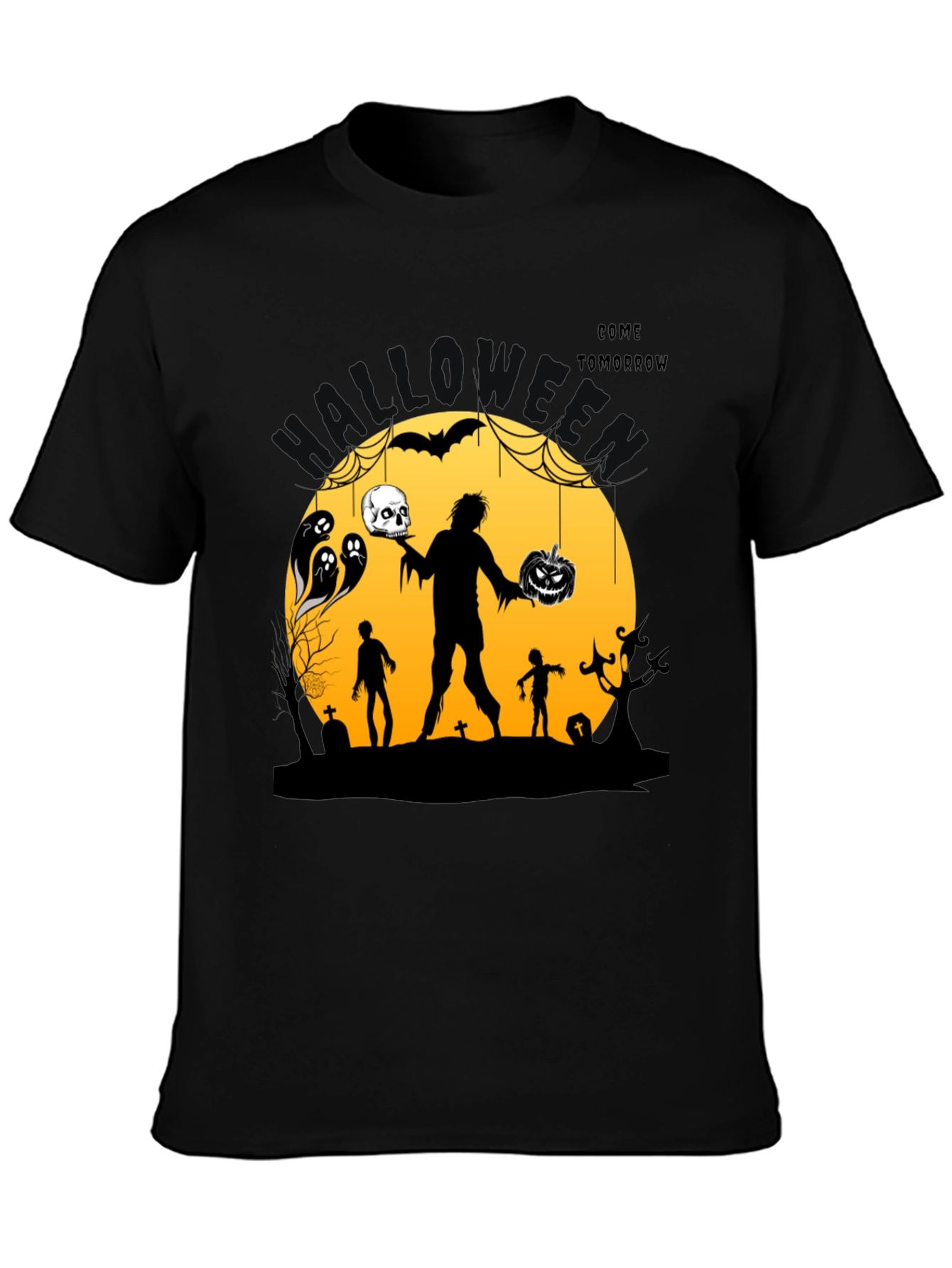 Halloween Graphic Print T-Shirt - Come Tomorrow
