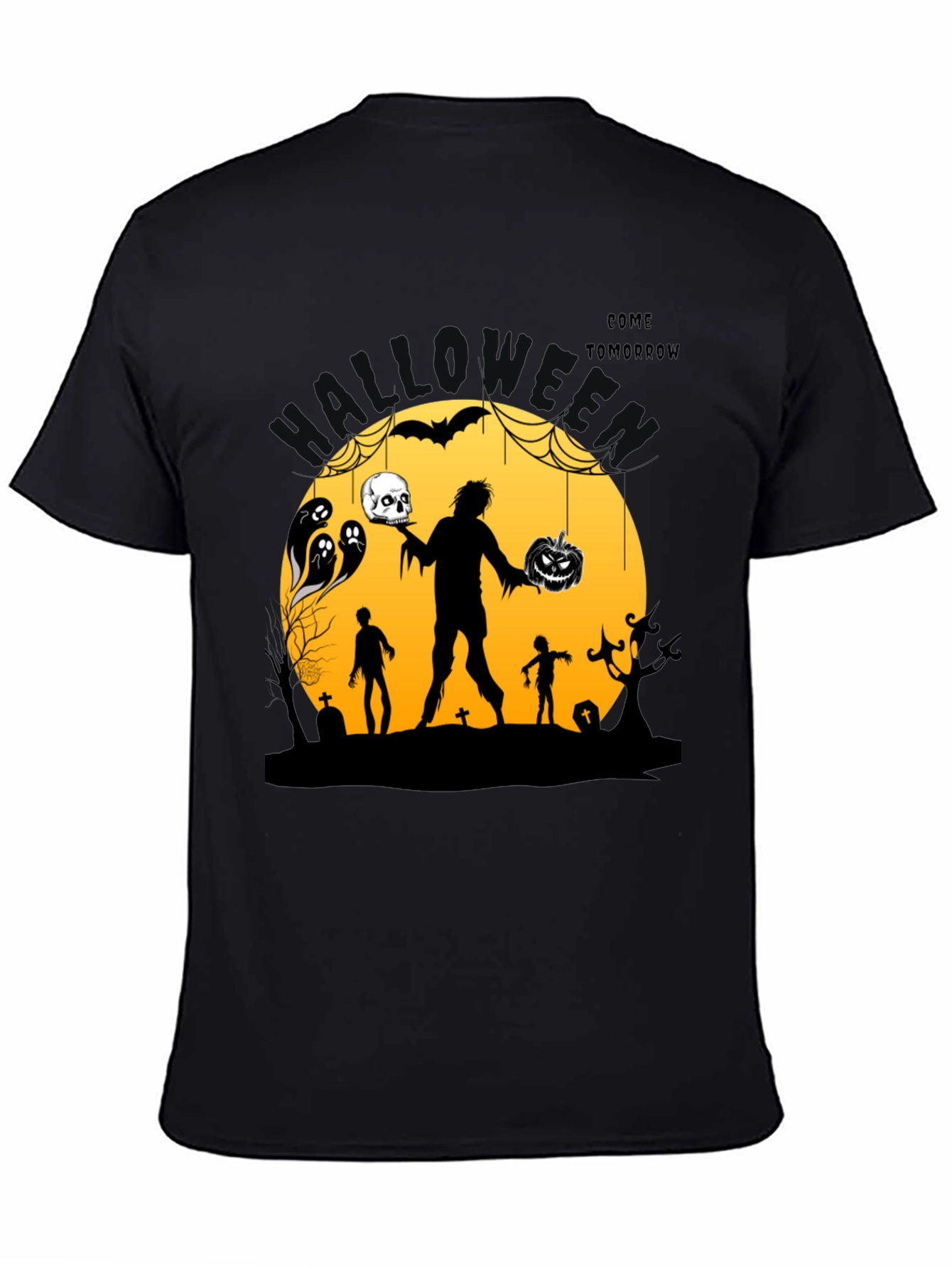 Halloween Graphic Print T-Shirt - Come Tomorrow