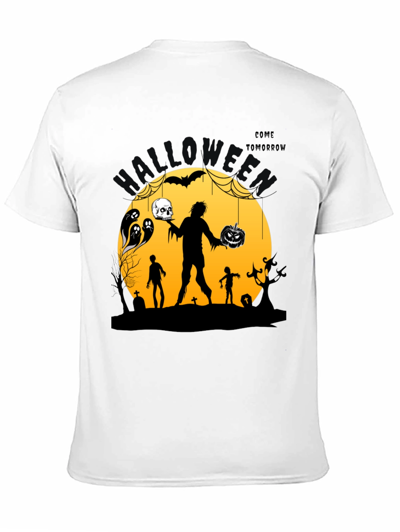 Halloween Graphic Print T-Shirt - Come Tomorrow