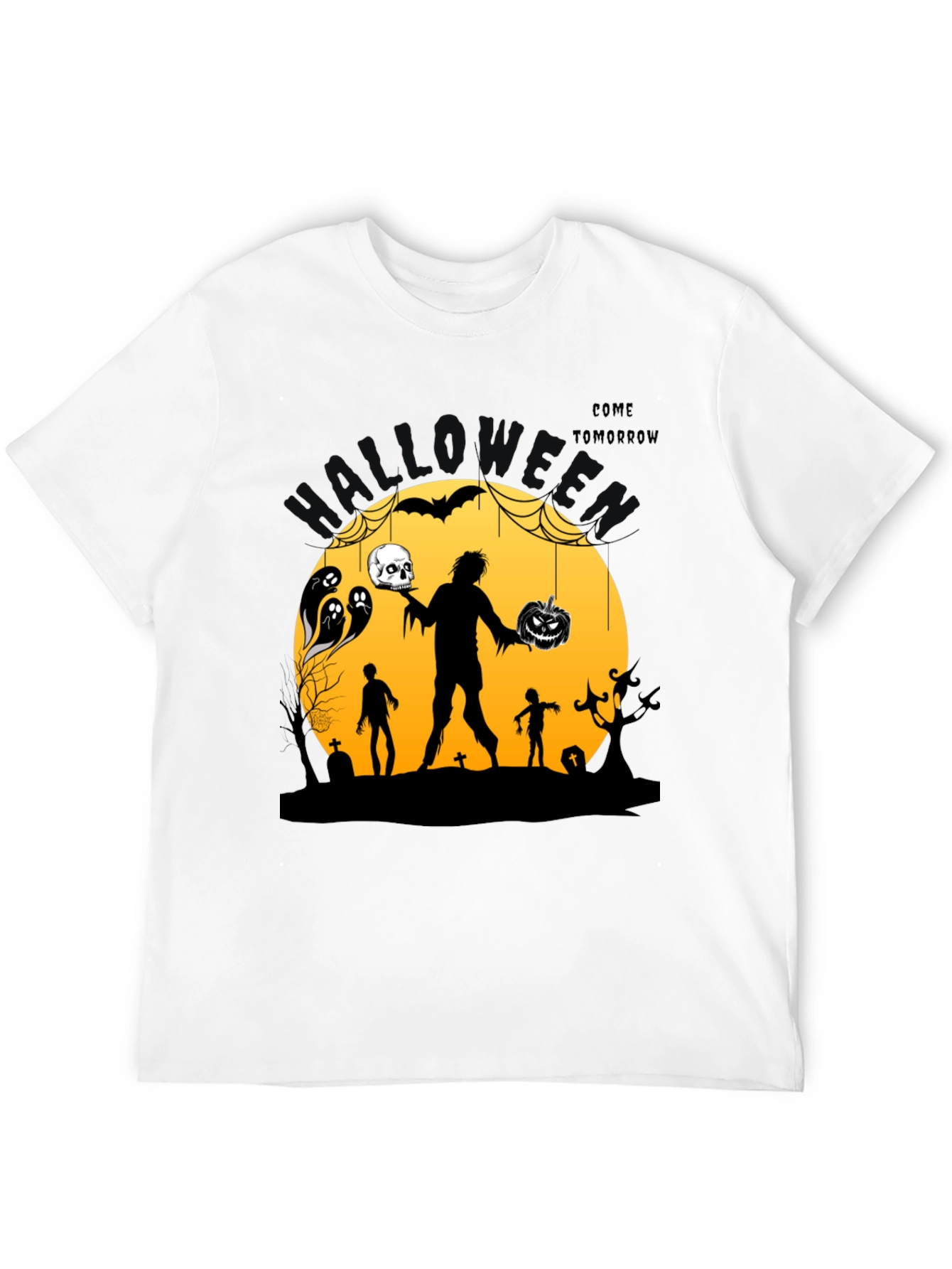 Halloween Graphic Print T-Shirt - Come Tomorrow