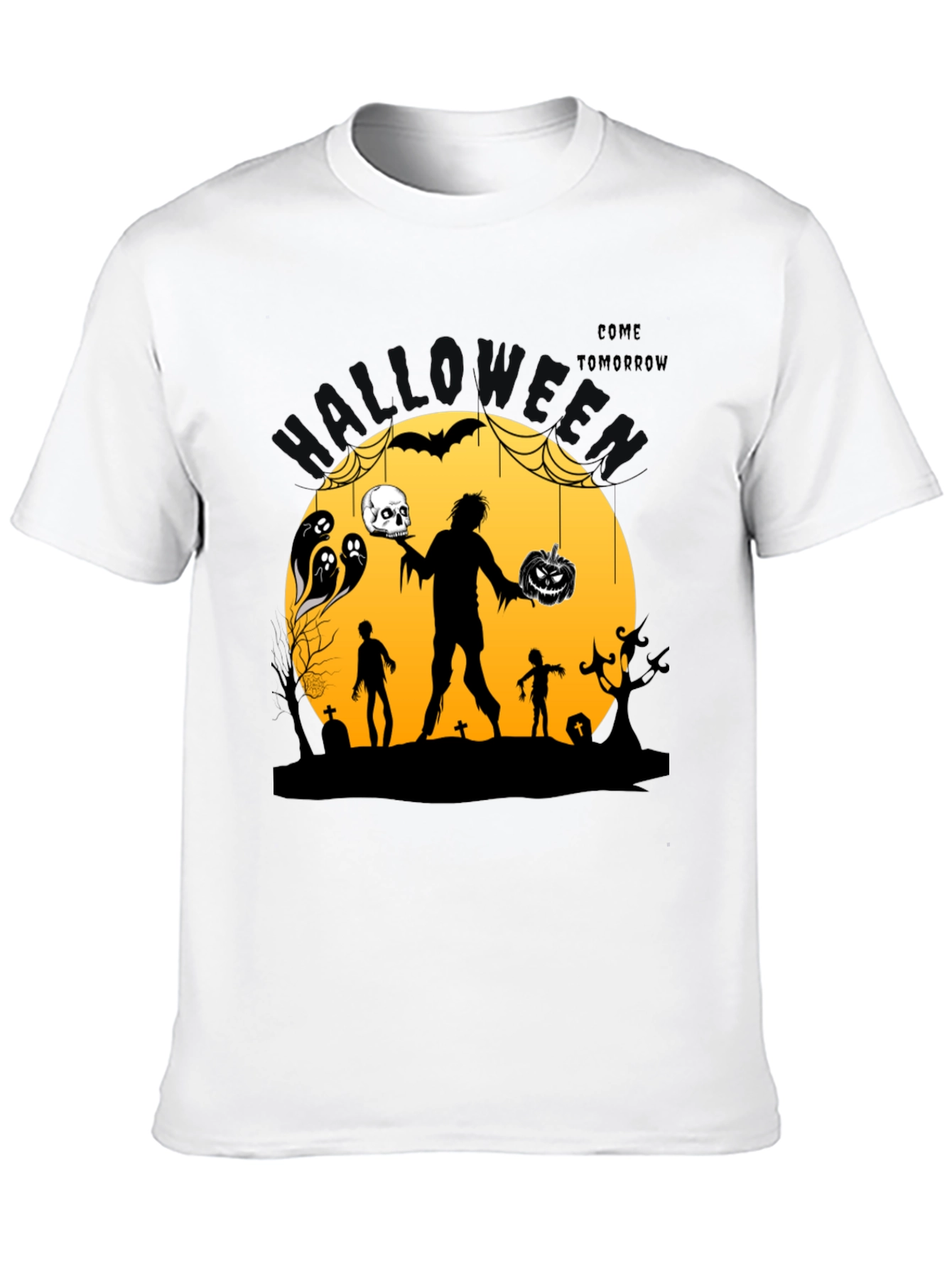 Halloween Graphic Print T-Shirt - Come Tomorrow