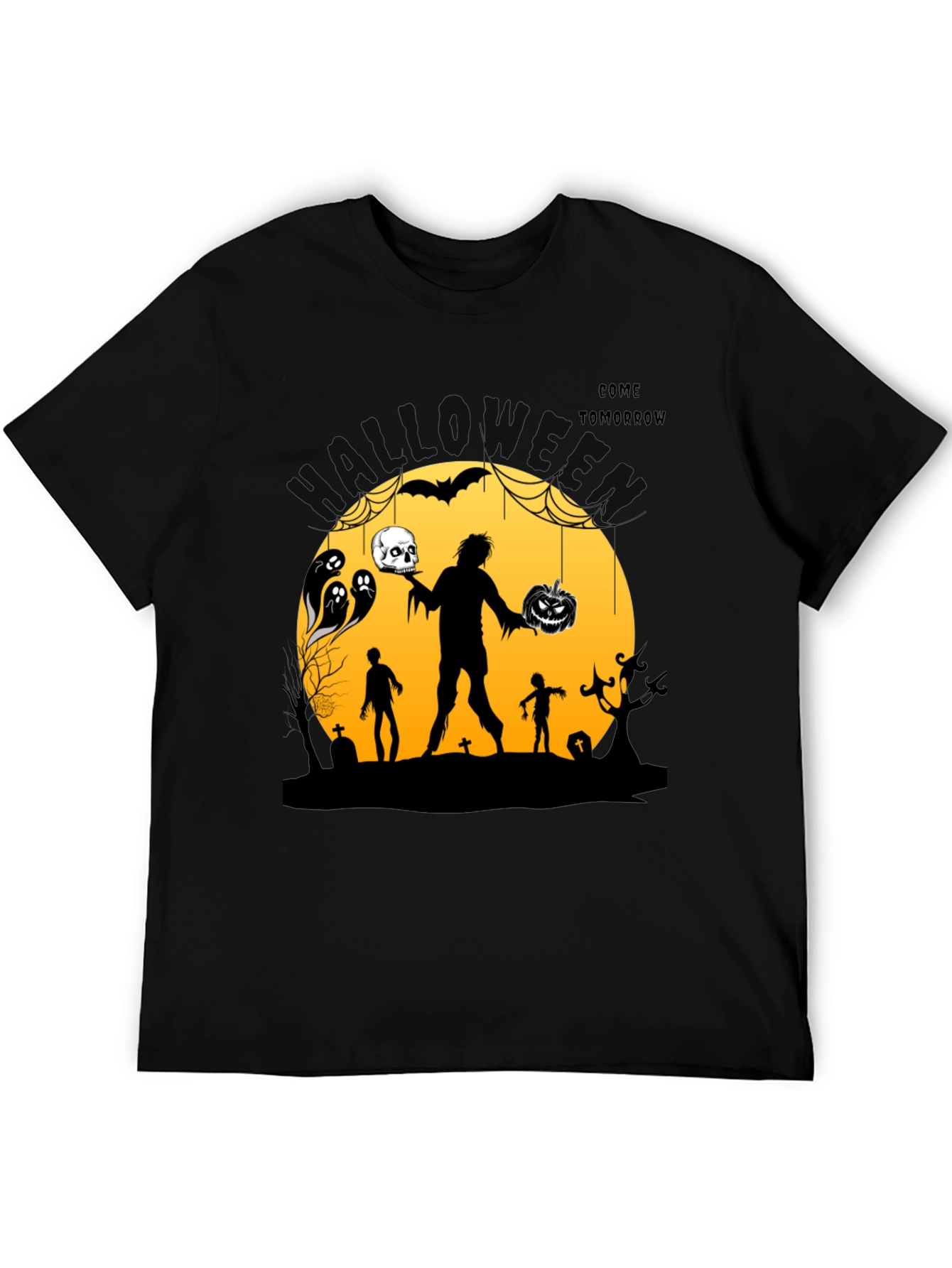 Halloween Graphic Print T-Shirt - Come Tomorrow