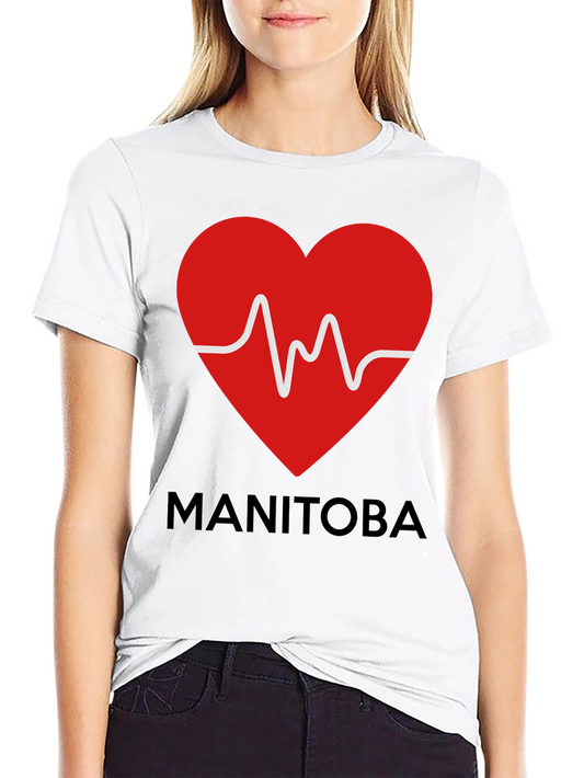 Manitoba Heartbeat T-Shirt - Show Your Provincial Pride!