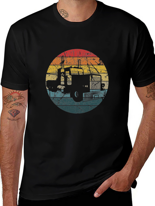Vintage Truck Silhouette Graphic Tee