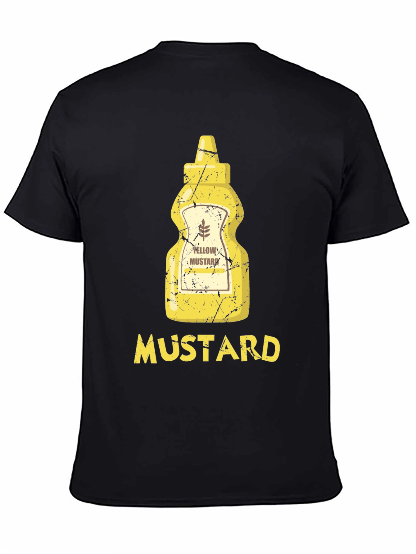 Mustard Bottle Graphic Tee - Foodie Apparel