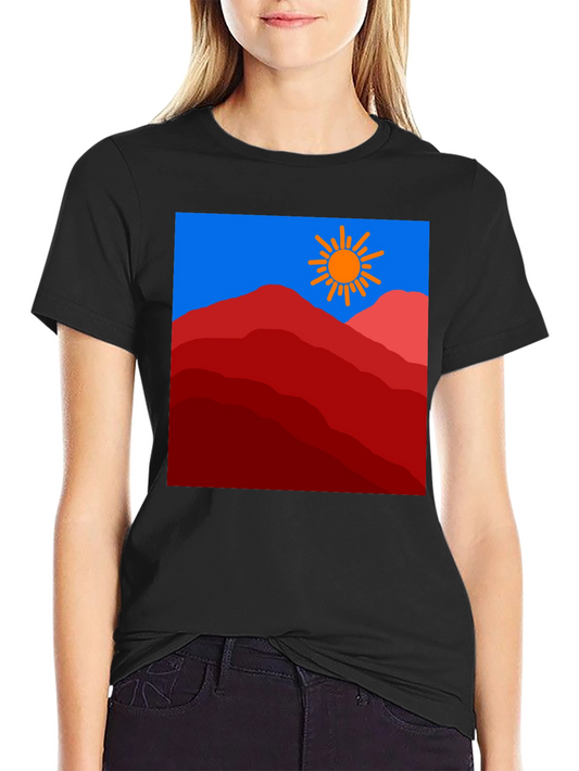 Mountain Sun Graphic Tee - Stylish & Unique Design