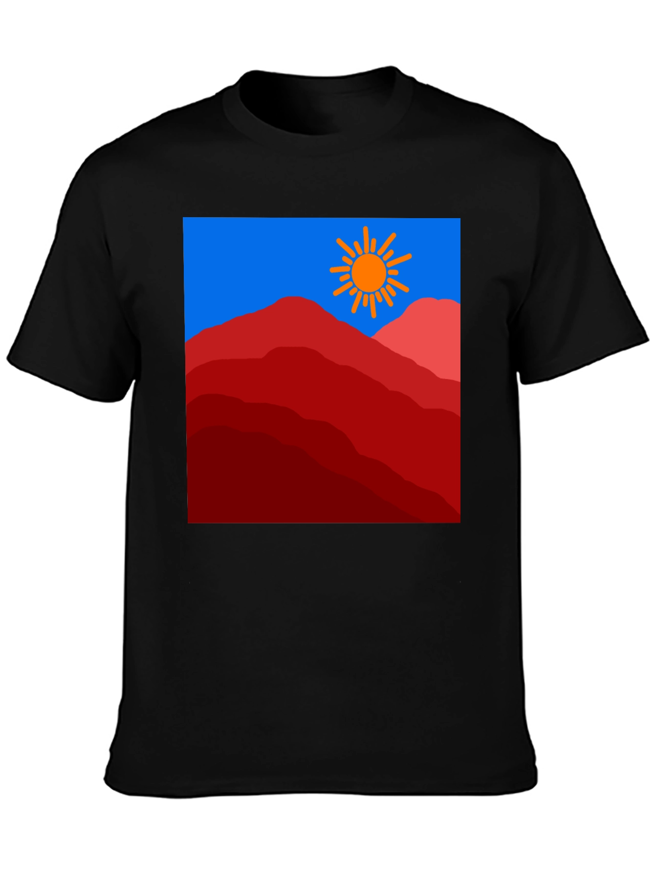Mountain Sun Graphic Tee - Stylish & Unique Design