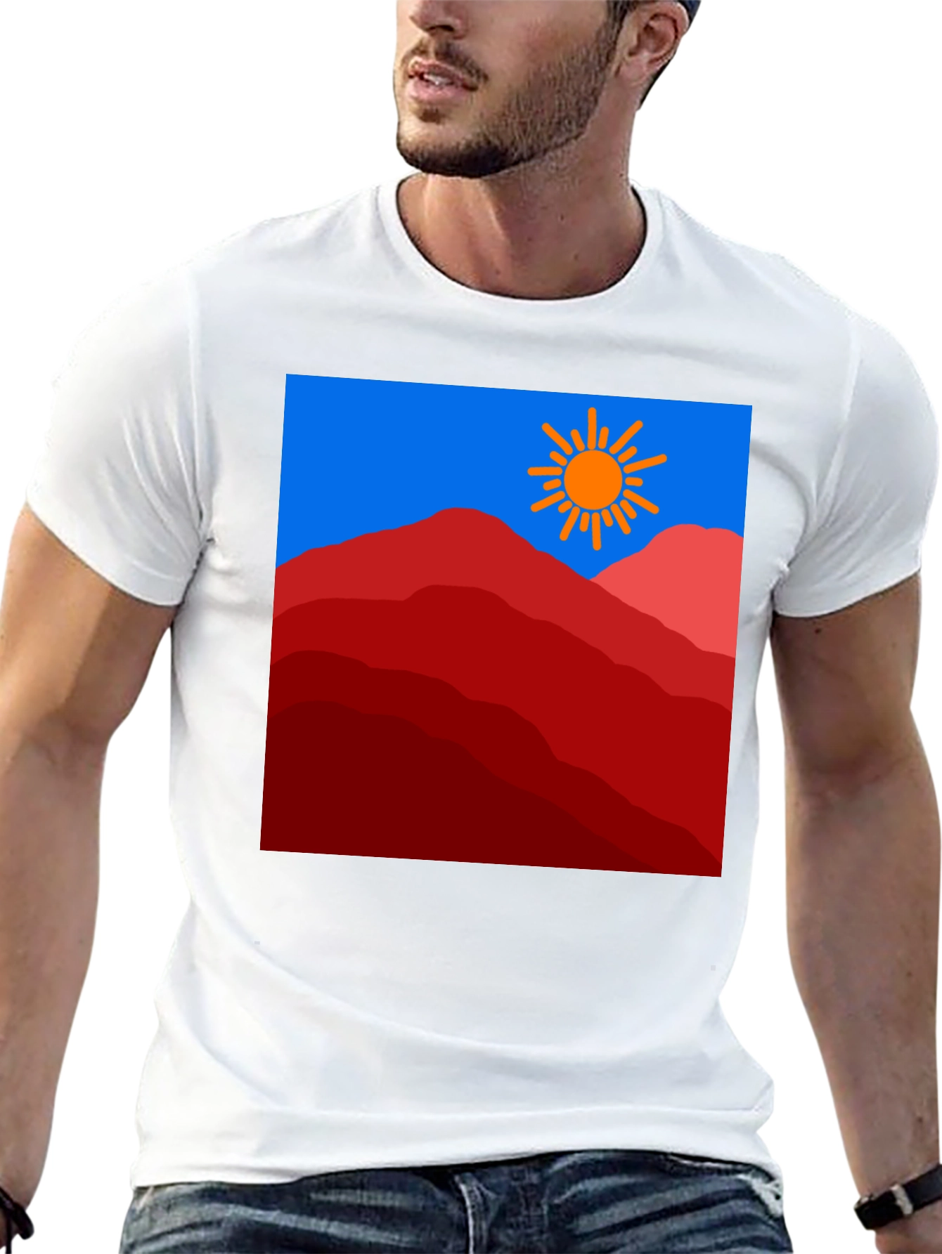 Mountain Sun Graphic Tee - Stylish & Unique Design